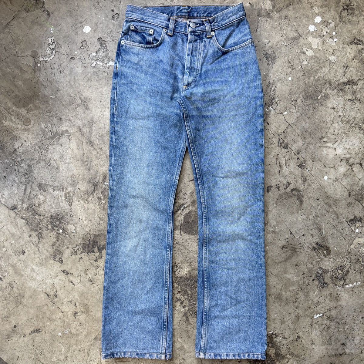 Helmut Lang NEW Sz 24 X cross scissor denim archive rare vintage