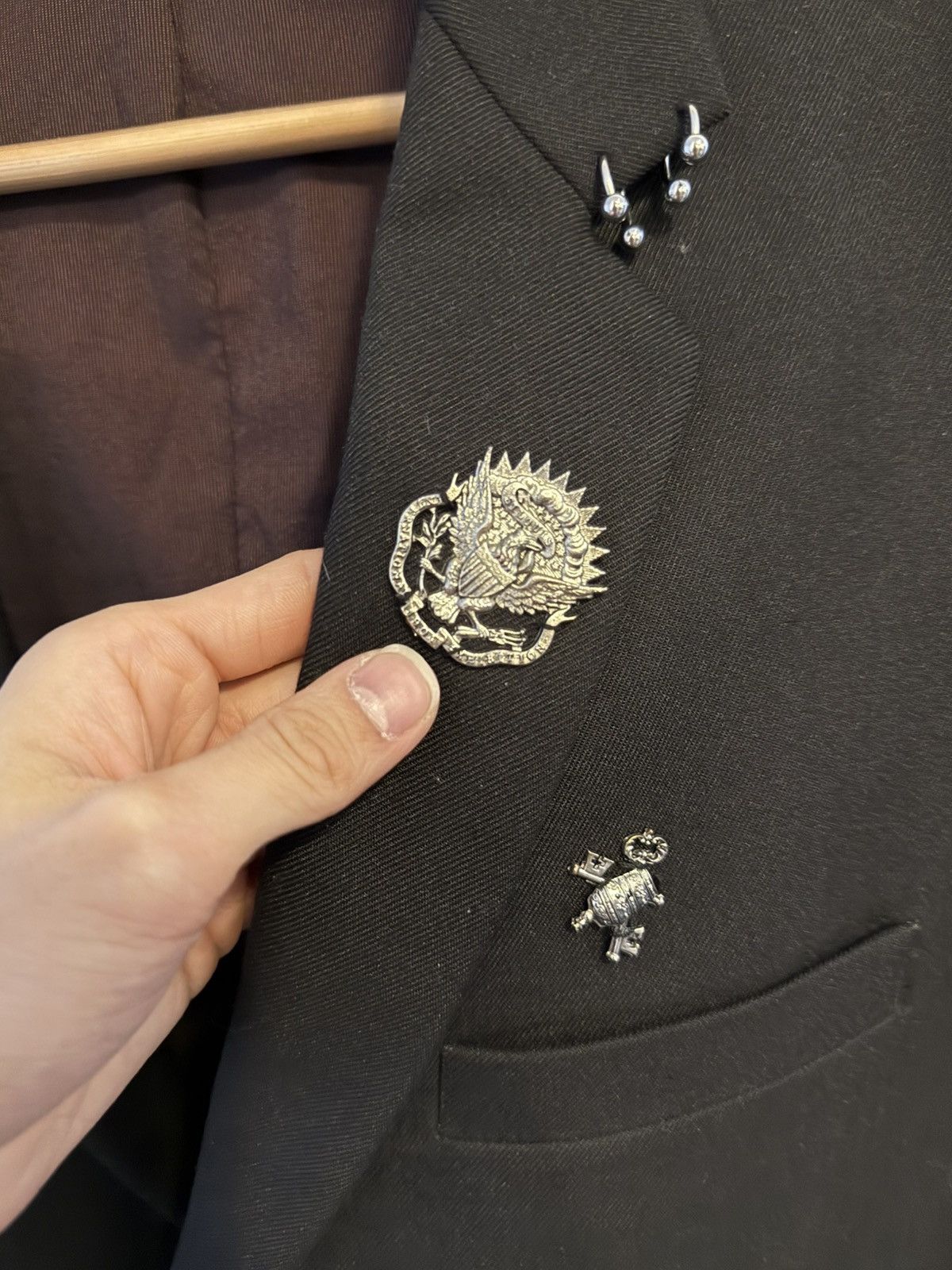 Balmain Balmain SS11 decarnin pin medal blazer Size US M / EU 48-50 / 2 - 4 Thumbnail