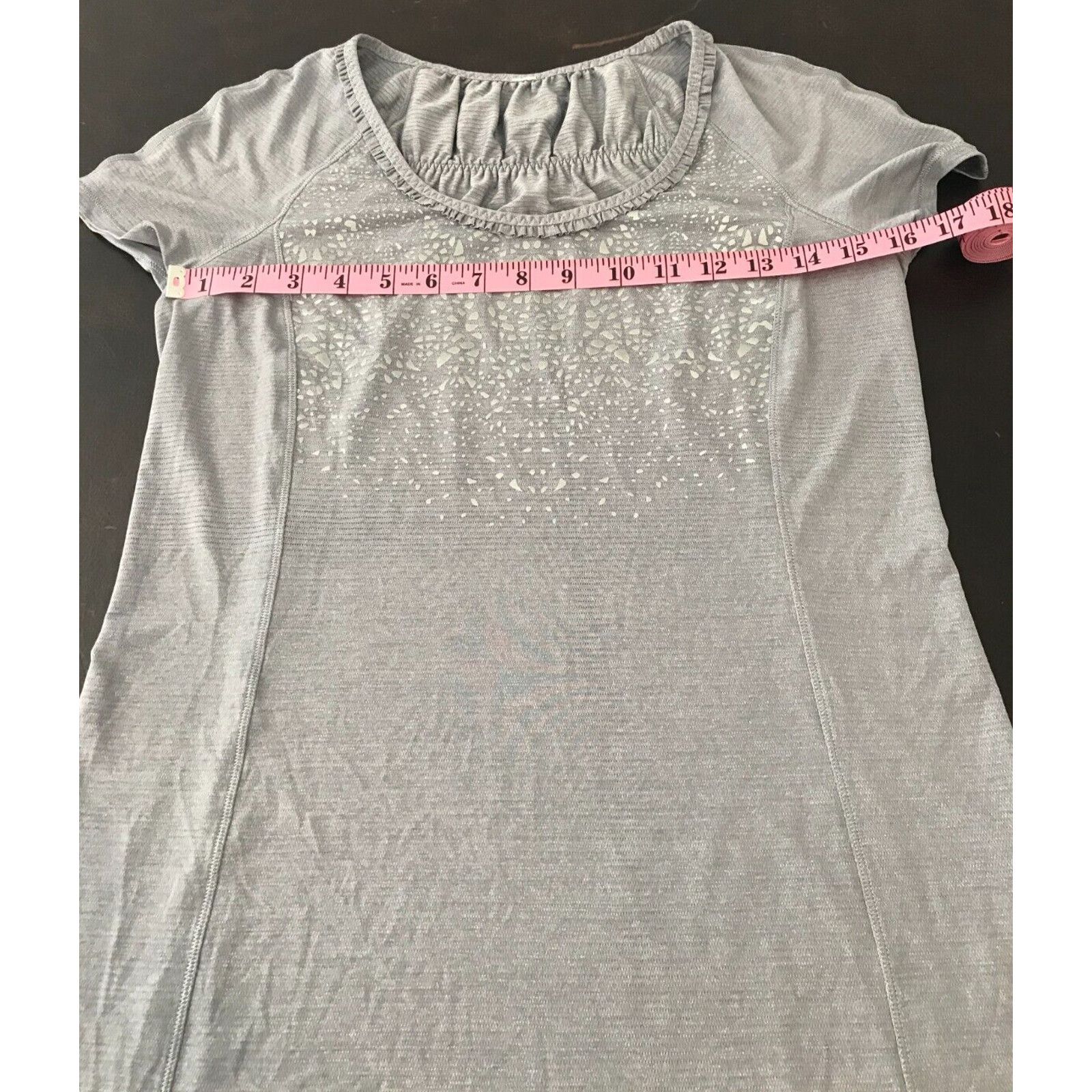 Lululemon Lululemon Run: Wild S/S Tech Heathered Fossil Reflective Size M / US 6-8 / IT 42-44 - 7 Thumbnail