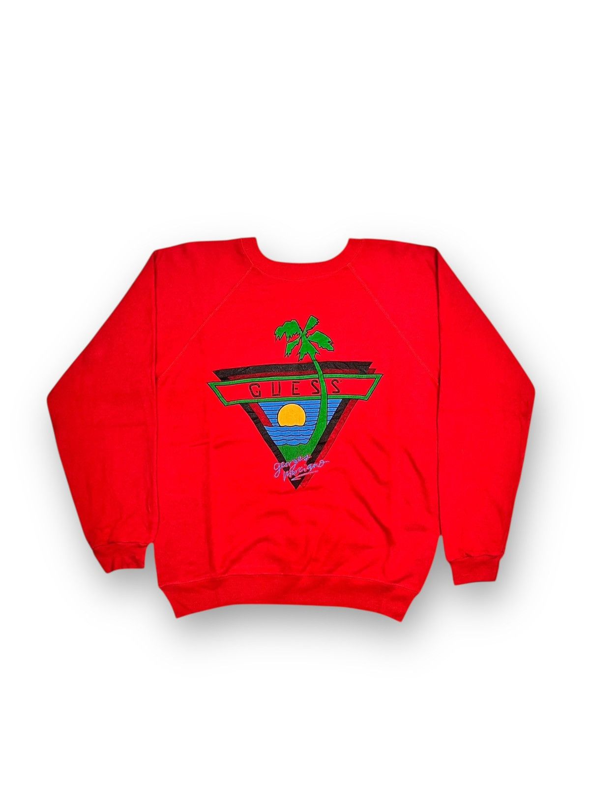 Hanes 80s Guess Georges Marciano By Hanes Vintage Sweatshirt Size US M / EU 48-50 / 2 - 1 Thumbnail