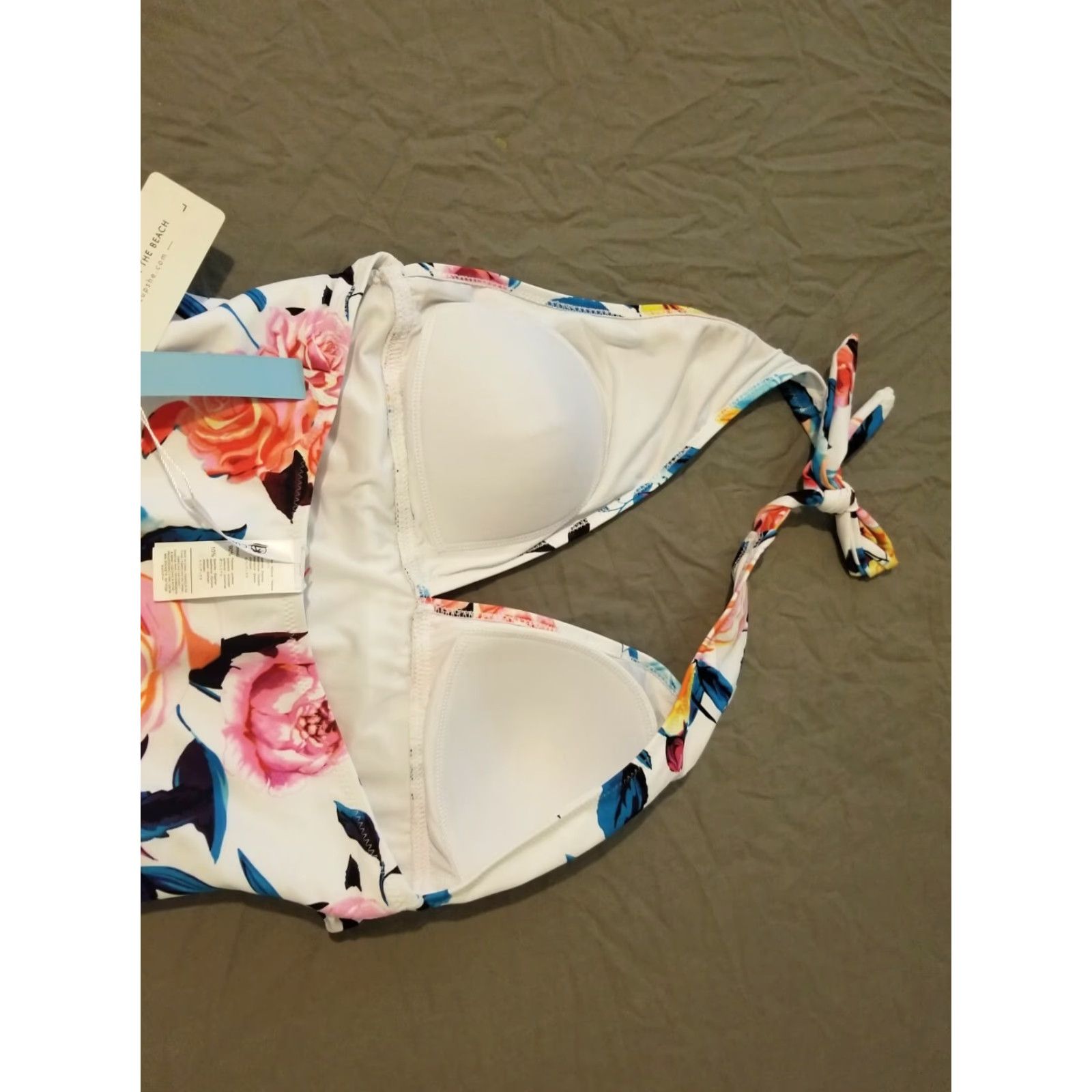 Vintage Cupshe Bikini Bathing Suit White Black Womens L Size L / US 10 / IT 46 - 5 Thumbnail