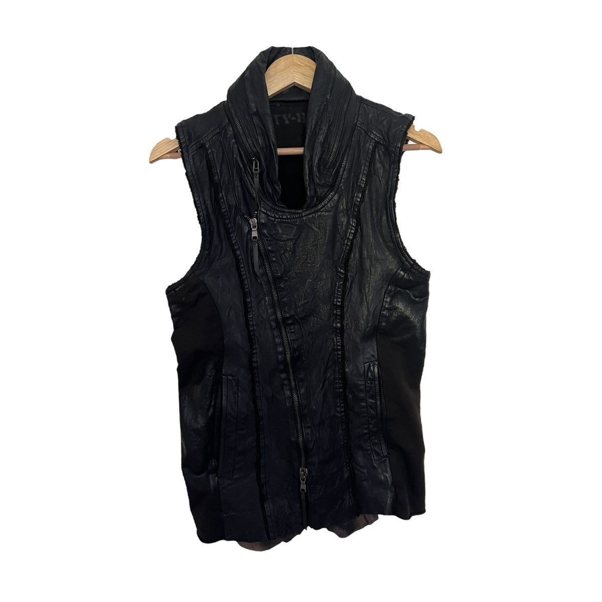 14th Addiction Wildheart studded gem leather vest | Grailed