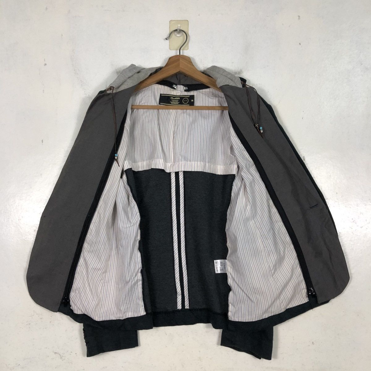 Japanese Brand Biker Double Layer Jacket BrthBreath Punk Style Number Nine Size US M / EU 48-50 / 2 - 17 Thumbnail