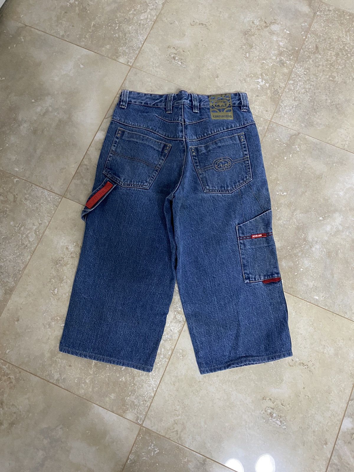 Ecko Unltd. Ecko Unltd Vintage Baggy Shorts Y2K Japanese Rap Washed Y2K Size US 30 / EU 46 - 2 Thumbnail