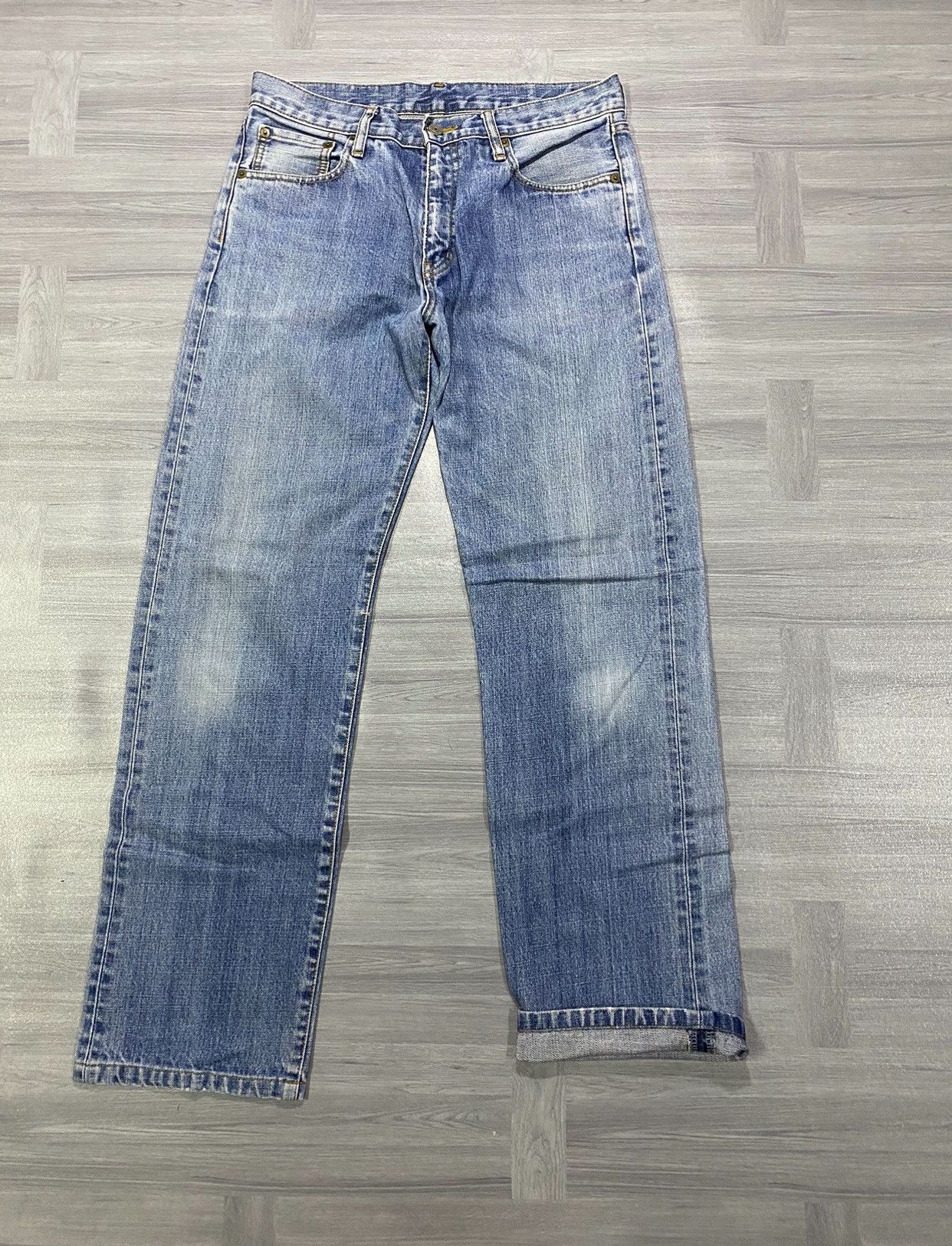 Uniqlo Vintage Uniqlo Ring Denim Jeans Size US 33 - 1 Thumbnail