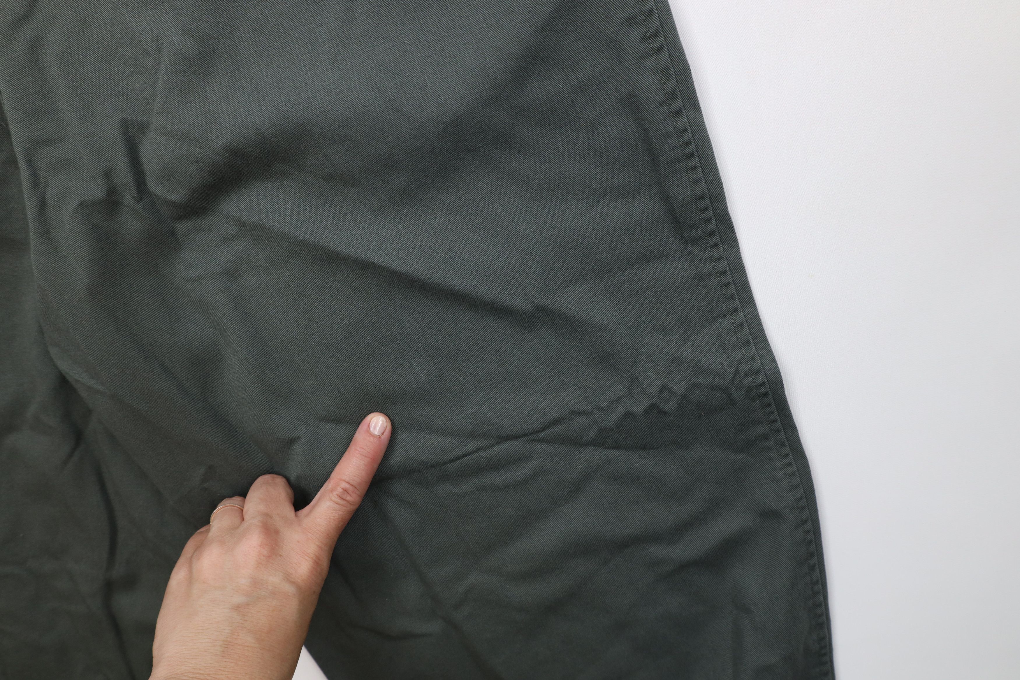 Gap Vintage 90s Gap Fit Wide Leg Chino Pants Green Cotton Size US 38 / EU 54 - 13 Thumbnail