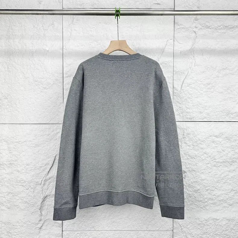 Hermes Hermes Gray Geometric Patchwork Leather Sweatshirt Size XXL / US 16-18 / IT 52-54 - 2 Thumbnail