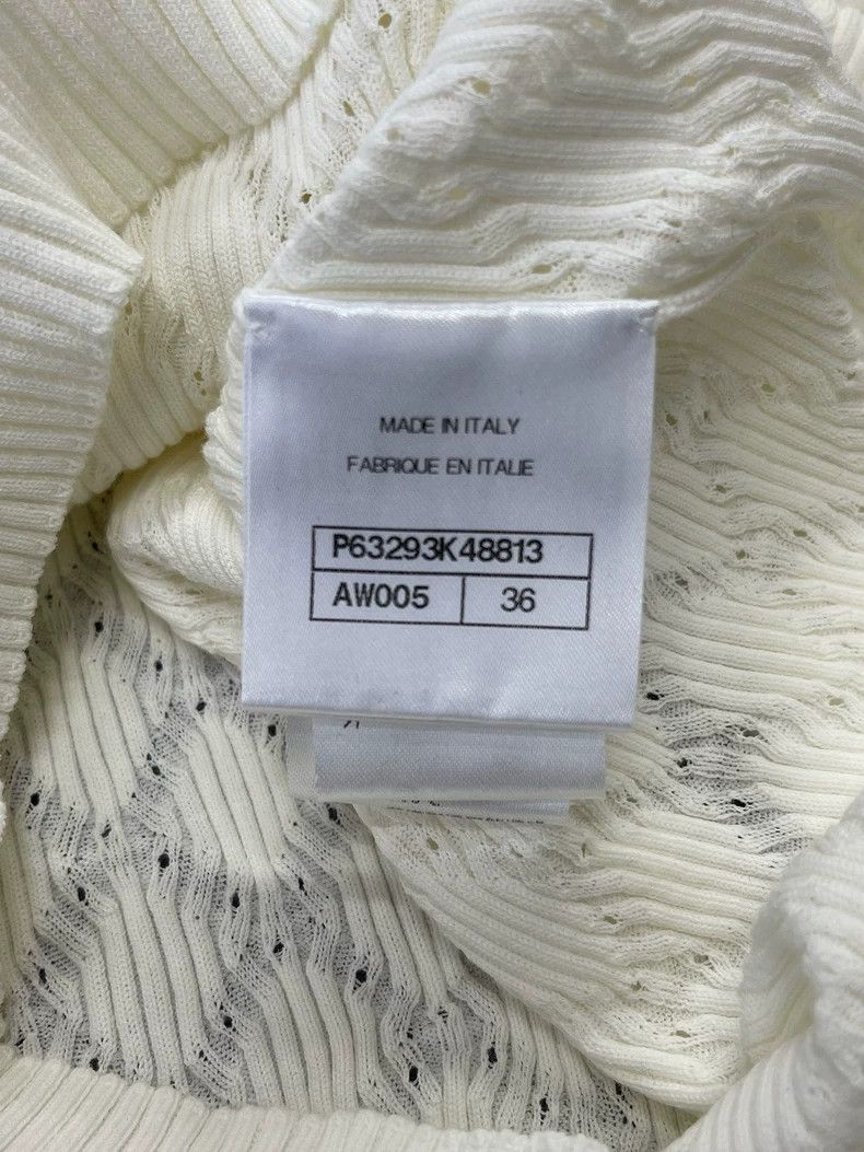 Chanel Chanel White diamond checkered knitwear sweater Size XS / US 0-2 / IT 36-38 - 5 Thumbnail