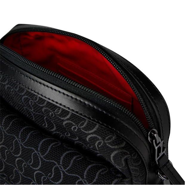 Christian Louboutin Zip N Fly Logo Jacquard Messenger Bag Size ONE SIZE - 5 Thumbnail