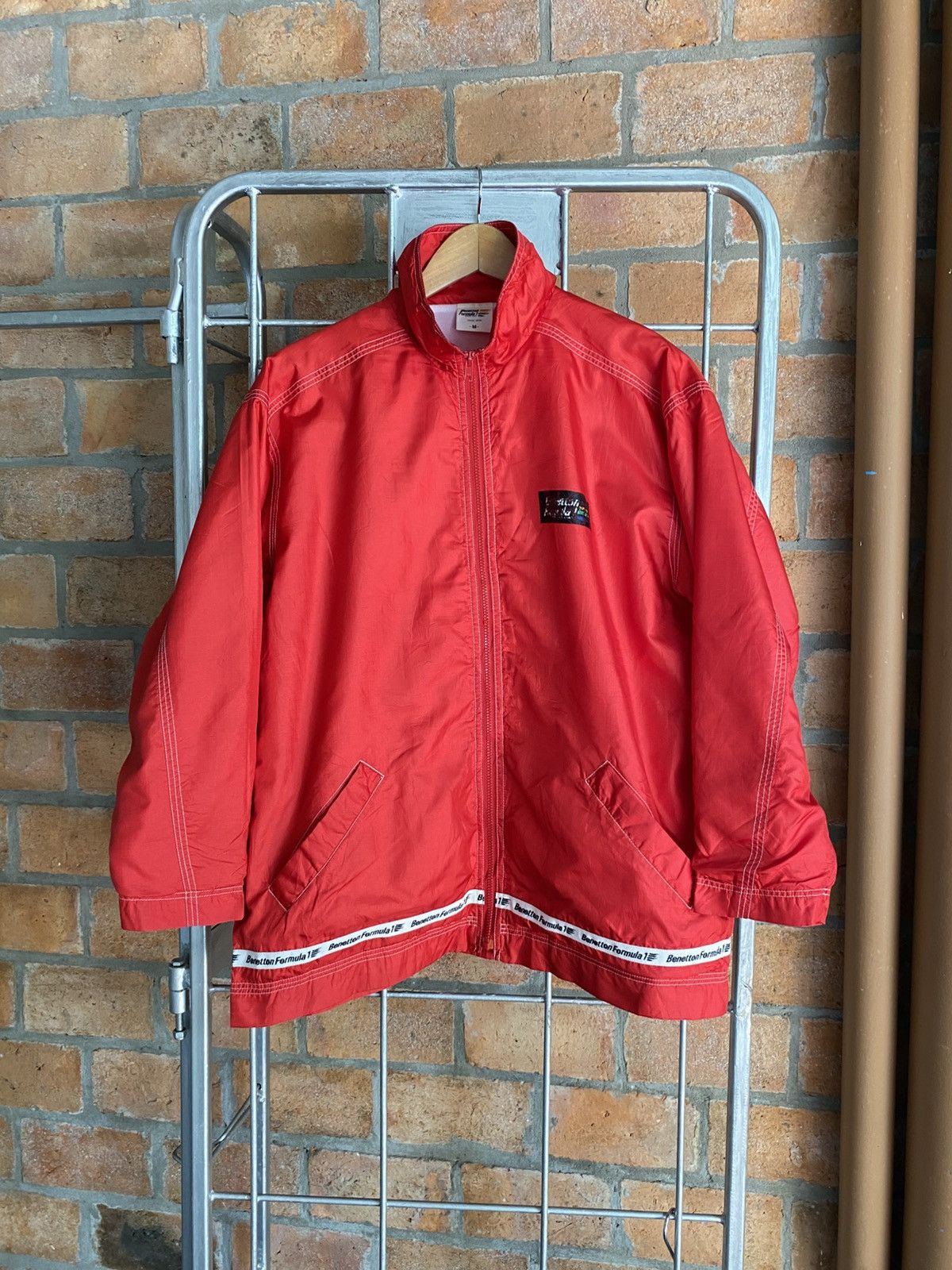 Benetton Benetton Formula 1 Red Racing-Inspired Zip Jacket Size US M / EU 48-50 / 2 - 1 Thumbnail