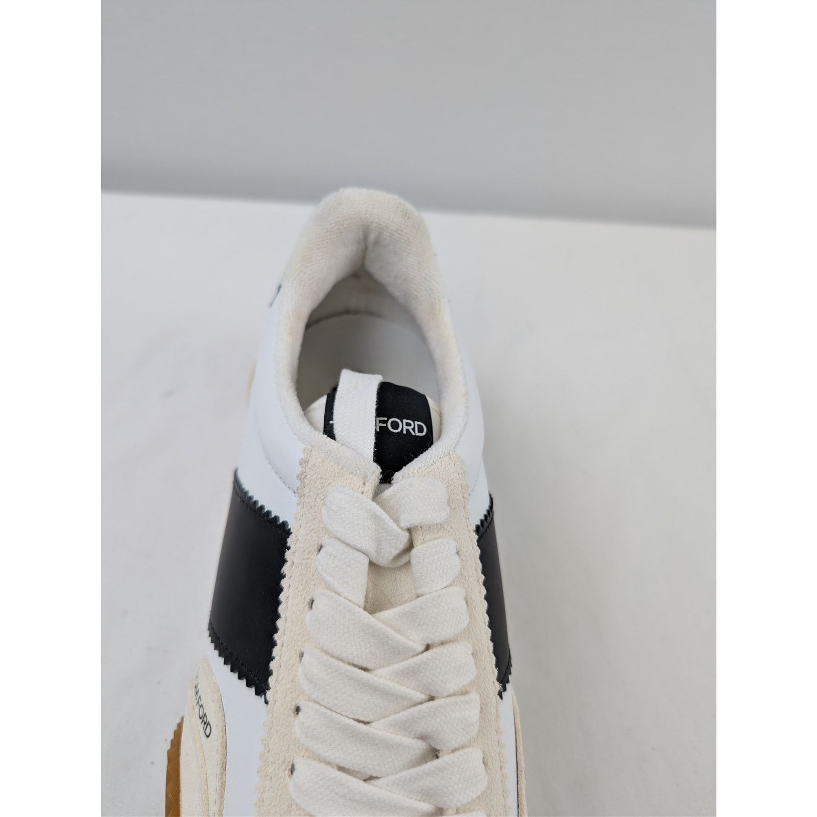 Tom Ford o1rshd1 Chunky Low top Sneaker in white/black/Brown Size US 10 / EU 43 - 14 Thumbnail