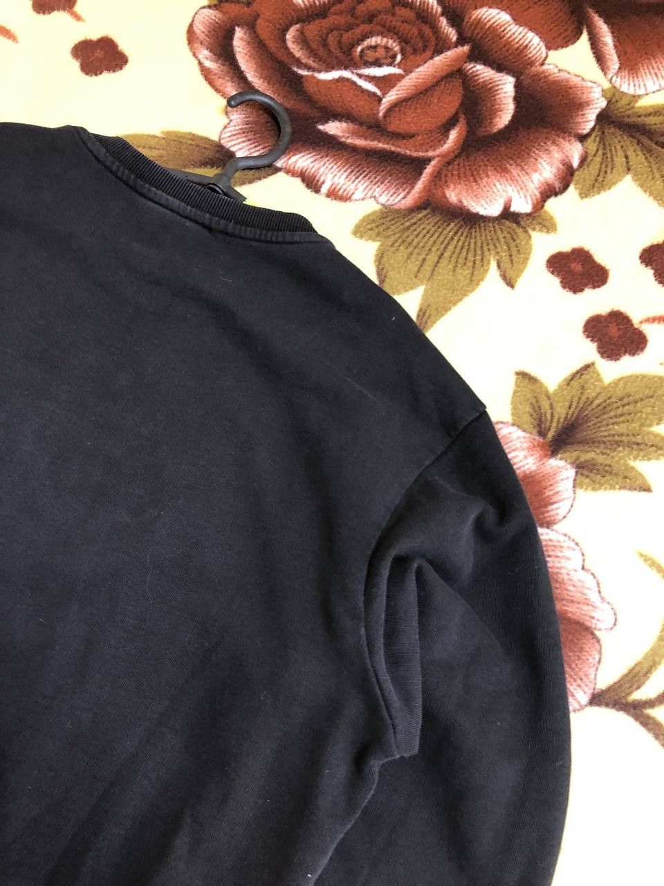 Versace Jeans Couture Versace Jeans Couture Big Logo Men's Black Crewneck Sweater Size US XL / EU 56 / 4 - 7 Thumbnail