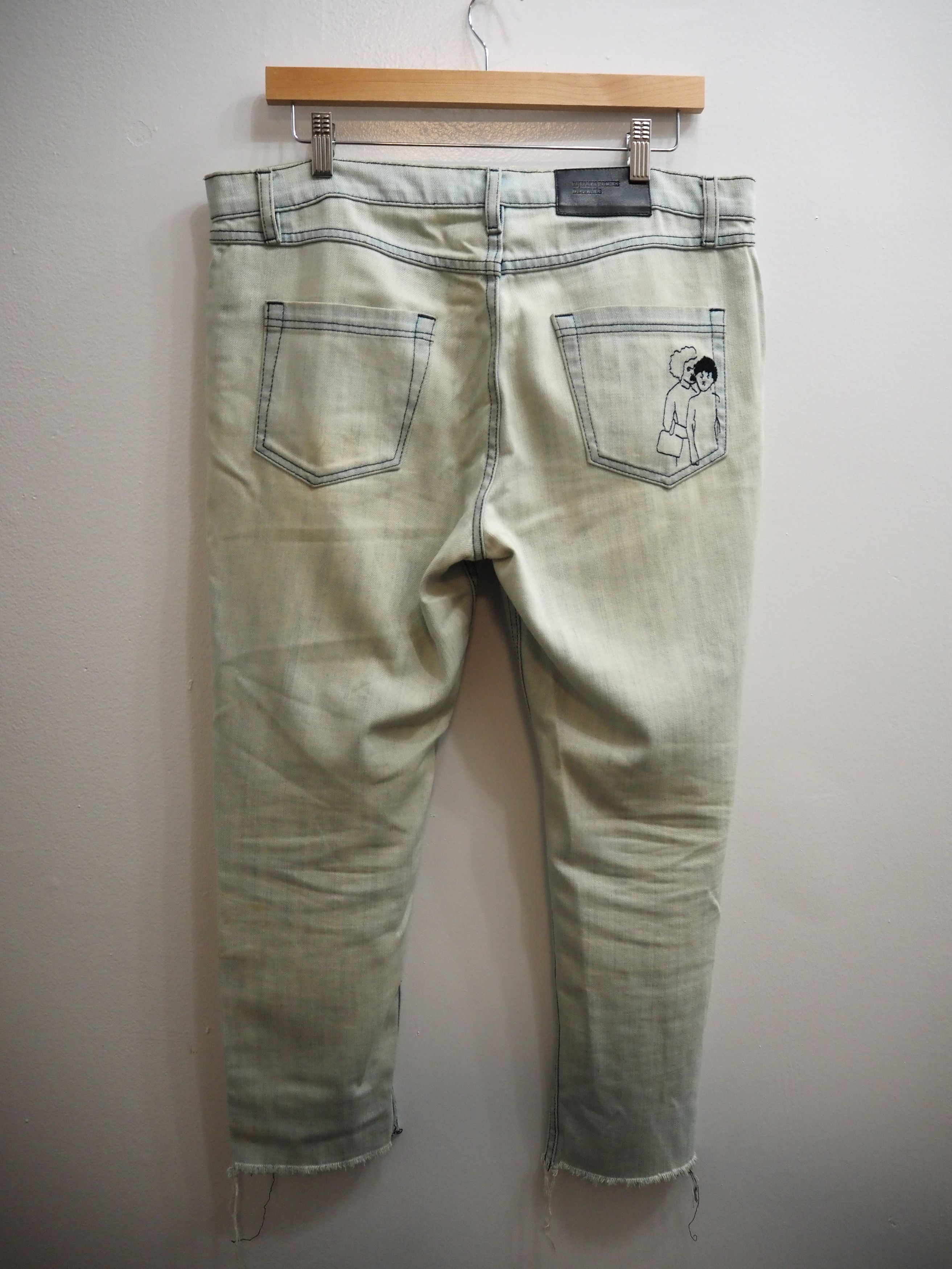 Enfants Riches Deprimes Enfants Riches Déprimés Embroidered Pocket Denim Size US 33 - 1 Thumbnail