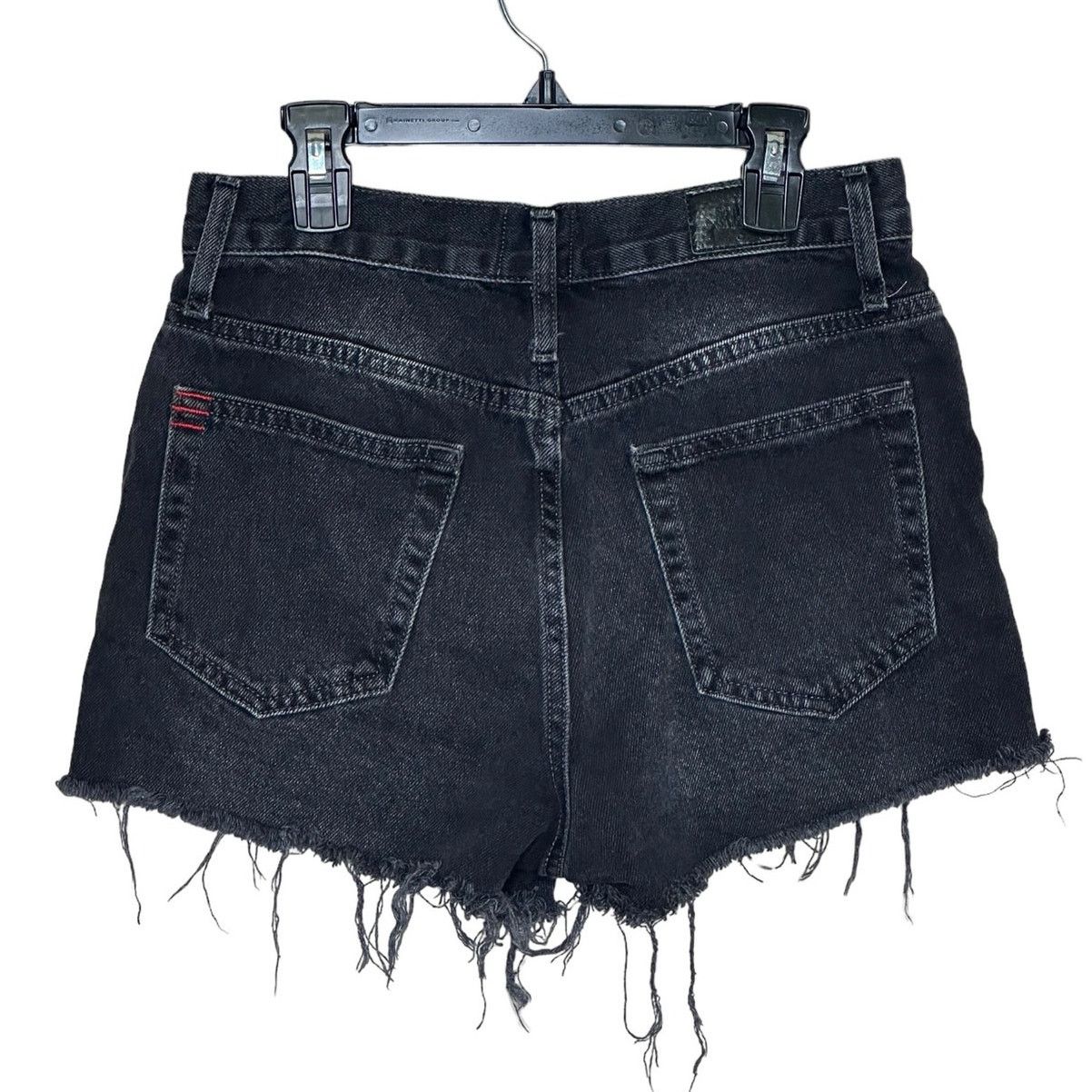 Bdg BDG black denim raw hem shorts size 26 Size 28" / US 6 / IT 42 - 2 Thumbnail