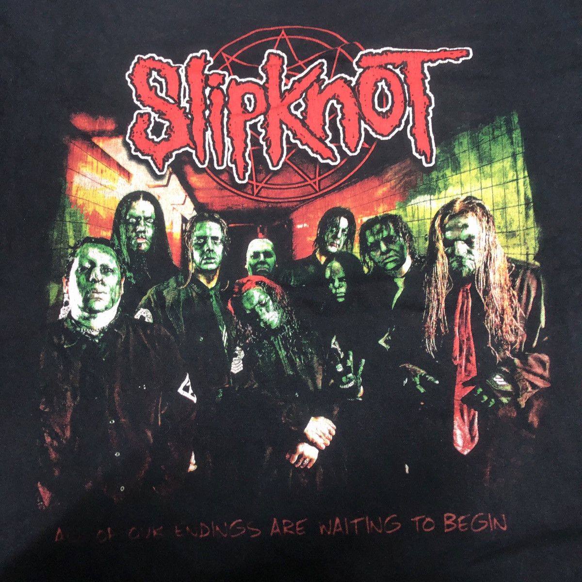 Band Tees × Slipknot × Vintage Rare Vtg Slipknot Subliminal Verses Death Mask Band Tshirt Size US M / EU 48-50 / 2 - 4 Thumbnail
