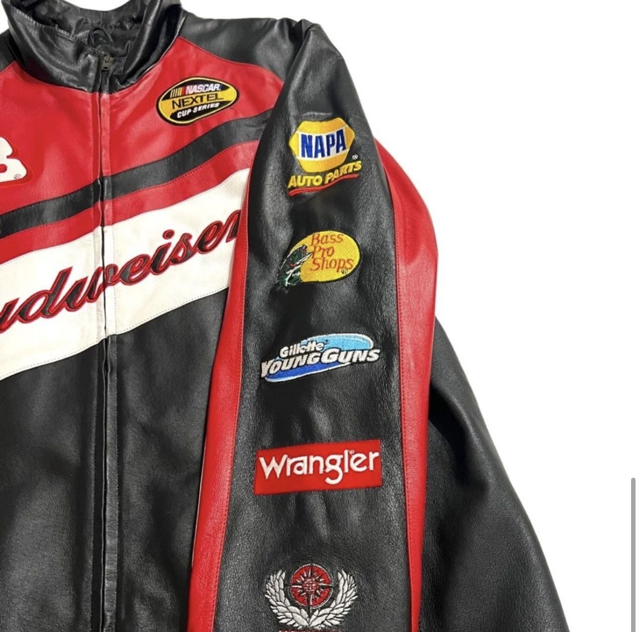 Nascar Wilson Leather Red Jacket DALE EARNHARDT NASCAR WILSON'S