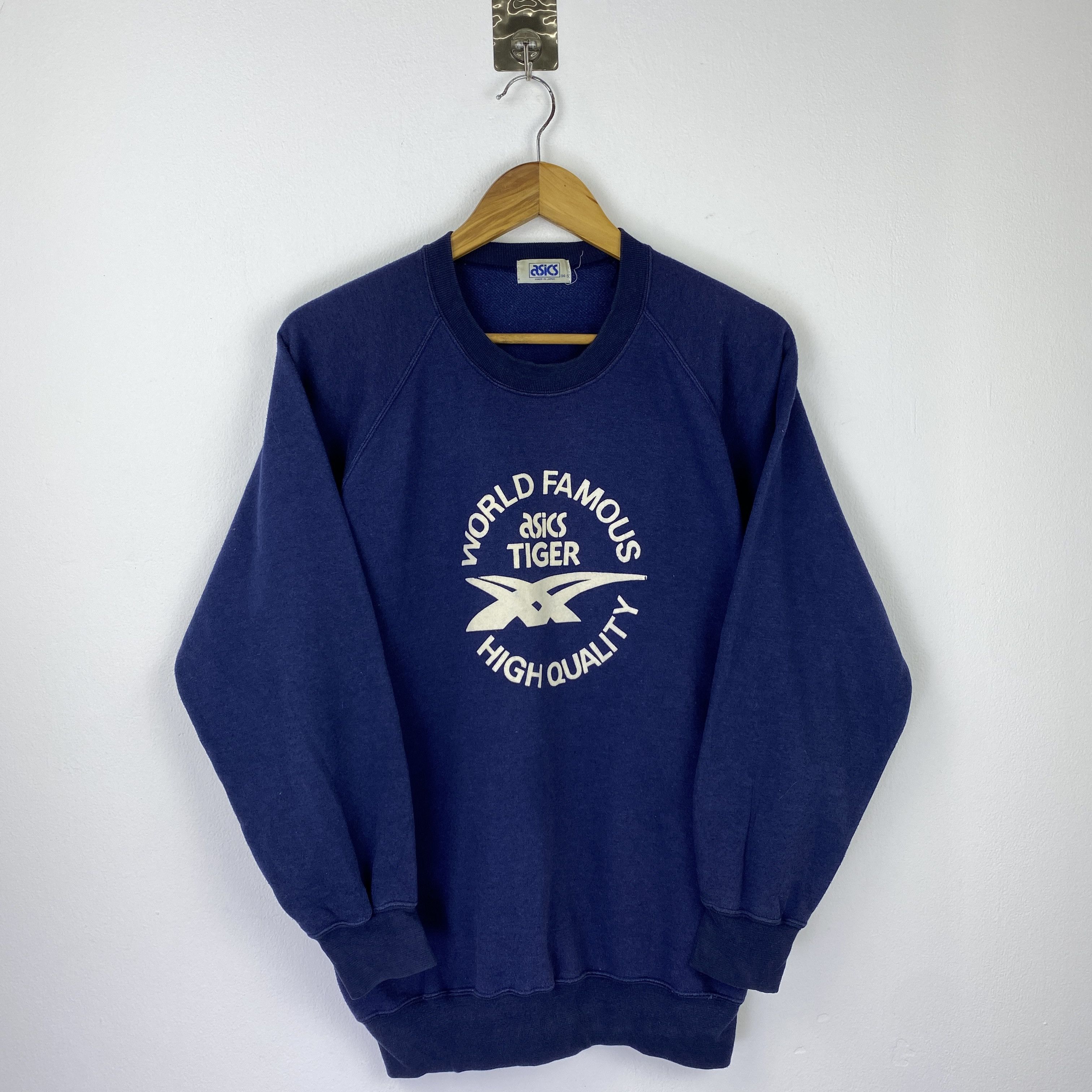 Asics Vintage Asics Central Logo Pullover Sweatshirt SH0526 Size US L / EU 52-54 / 3 - 1 Thumbnail