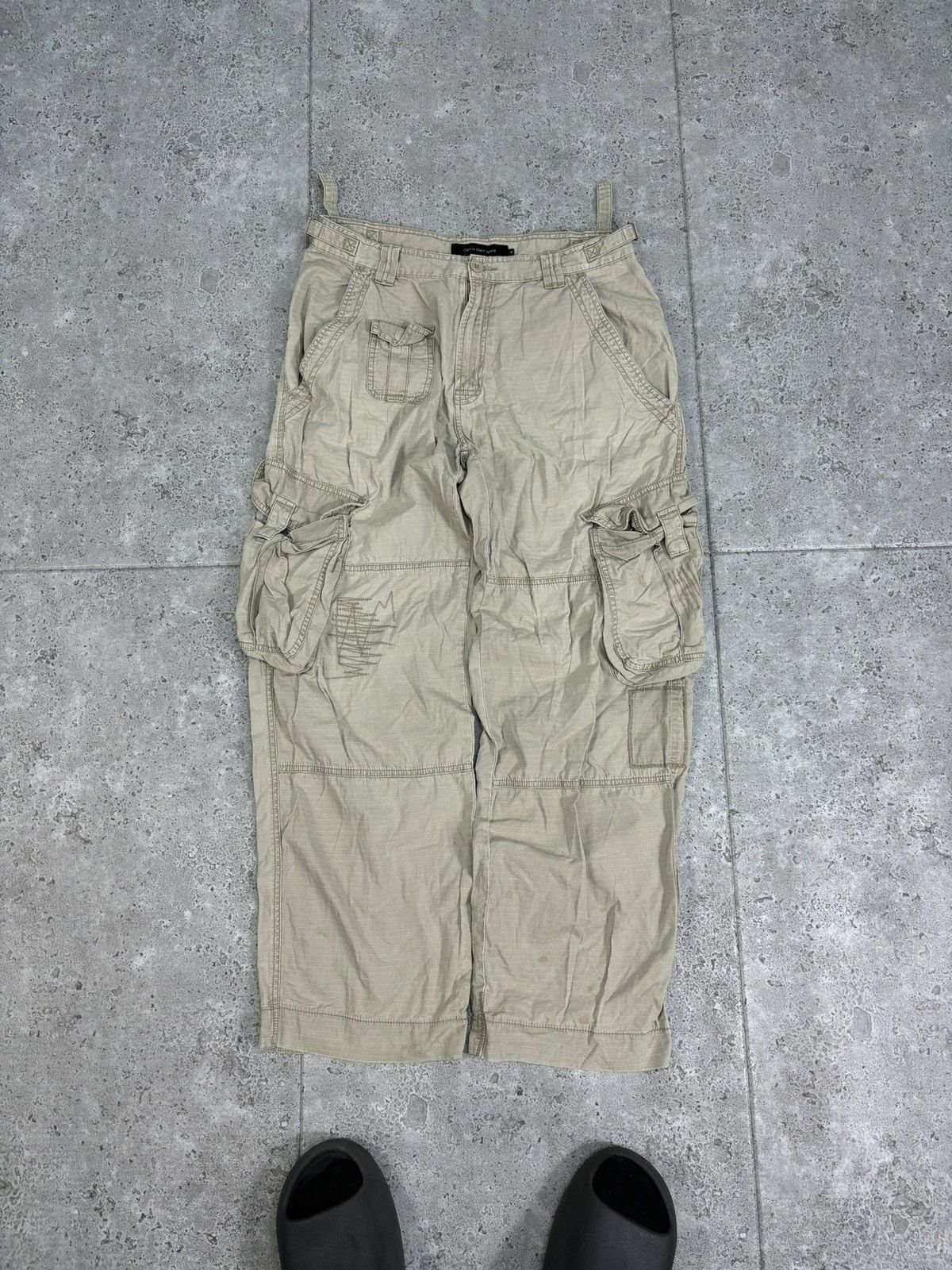 Crazy RARE Baggy Cargo Pants 2000s IfWasSixNine Style Y2K