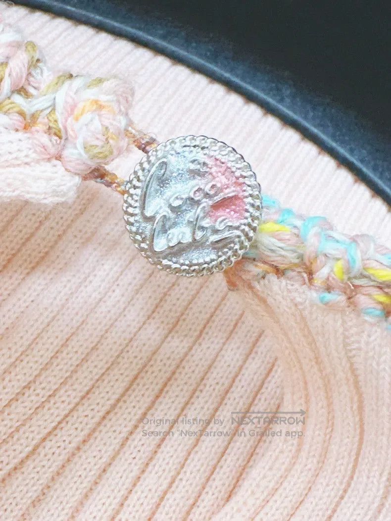 Chanel Chanel Pink braided edge short sleeves Size XS / US 0-2 / IT 36-38 - 3 Thumbnail