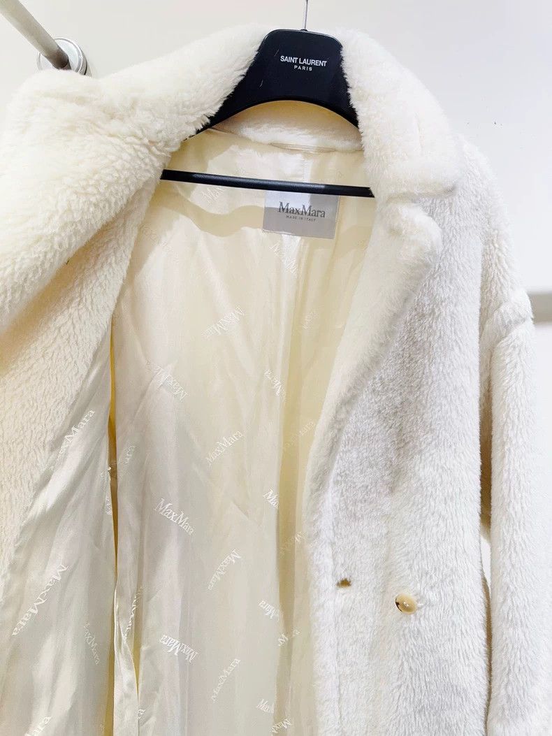 Max Mara MaxmaraWhite Teddy Jacket 2502-Nextarrow Size M / US 6-8 / IT 42-44 - 4 Thumbnail