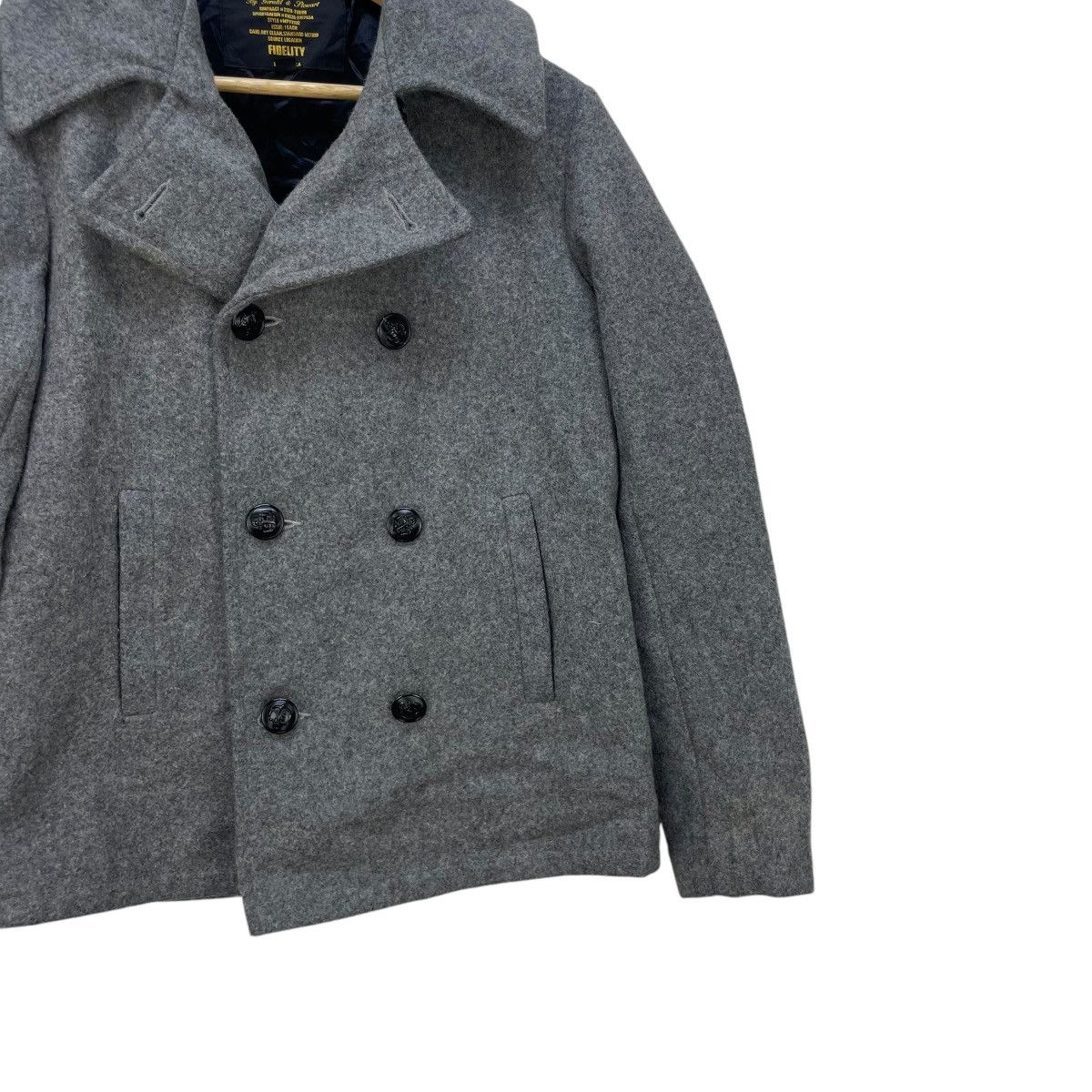 Fidelity 💥Vintage Pea Coat Fidelity Gerald Stewart Double Breasted Size US M / EU 48-50 / 2 - 5 Thumbnail