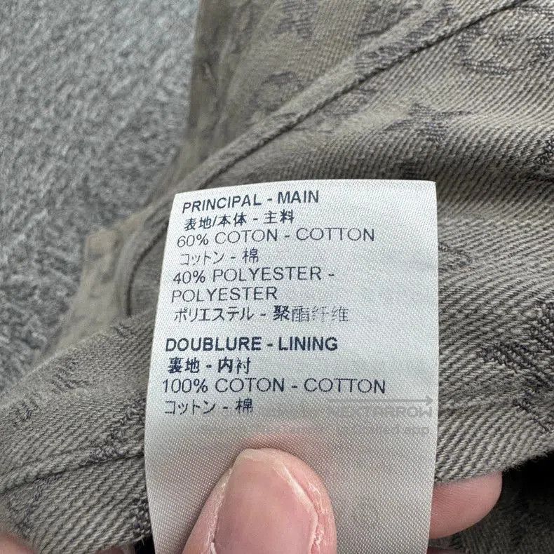 Louis Vuitton Louis Vuitton Grey Monogram Denim Jacket. Size US S / EU 44-46 / 1 - 5 Thumbnail