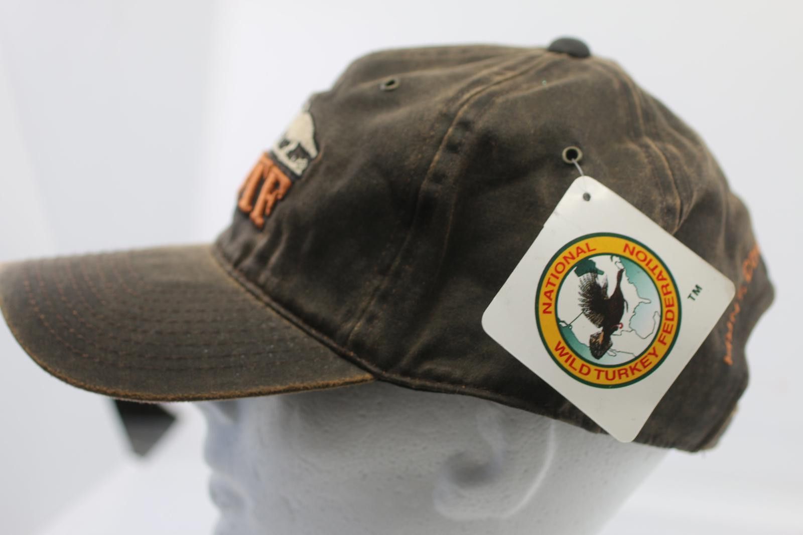 Other NWTF Wild Turkey Federation Distressed Cap Adjustable Hunt#1 Size ONE SIZE - 3 Thumbnail