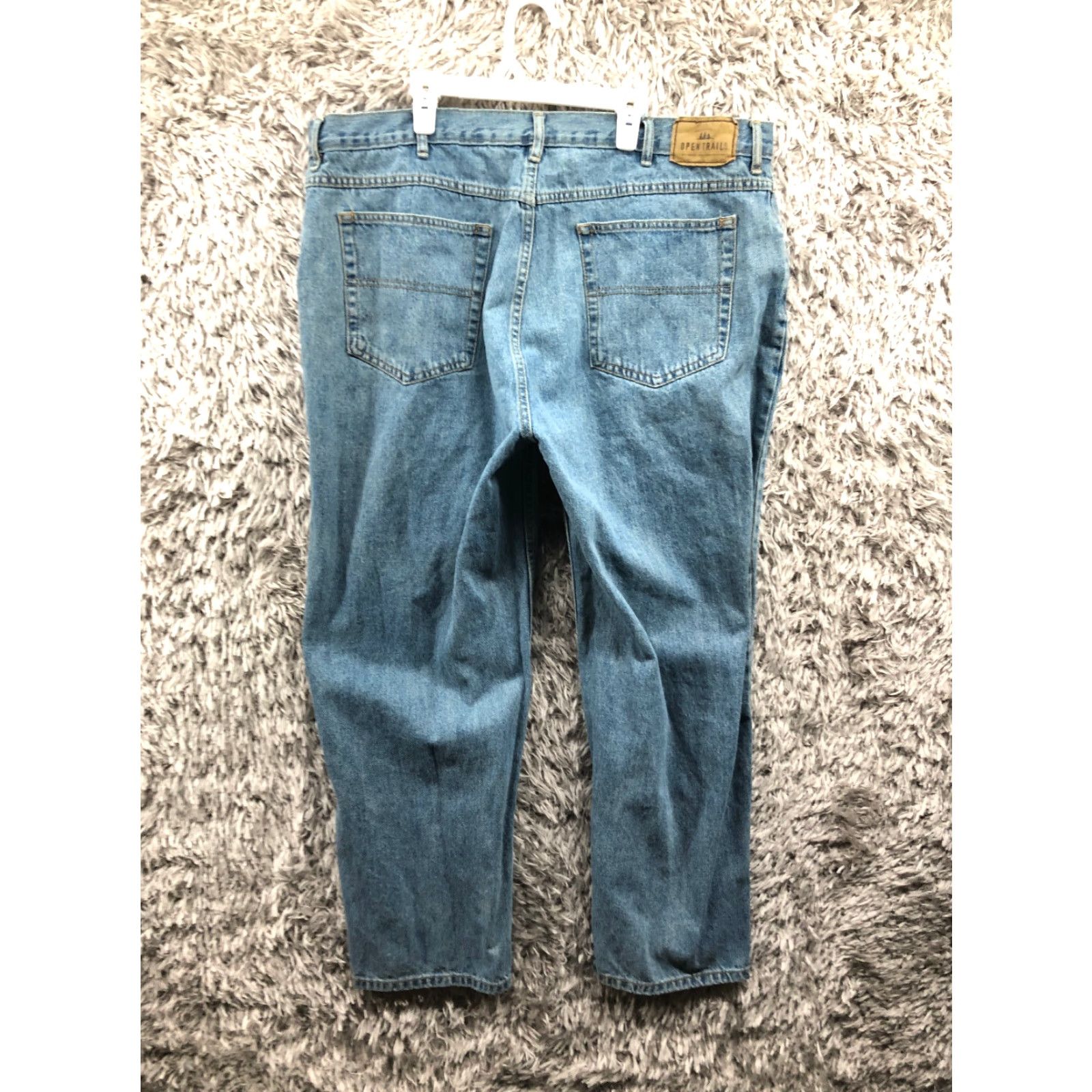 Rails Open Trails Jeans 42x30 Mens Mid Rise Straight Blue Denim Jeans Size US 42 / EU 58 - 5 Thumbnail