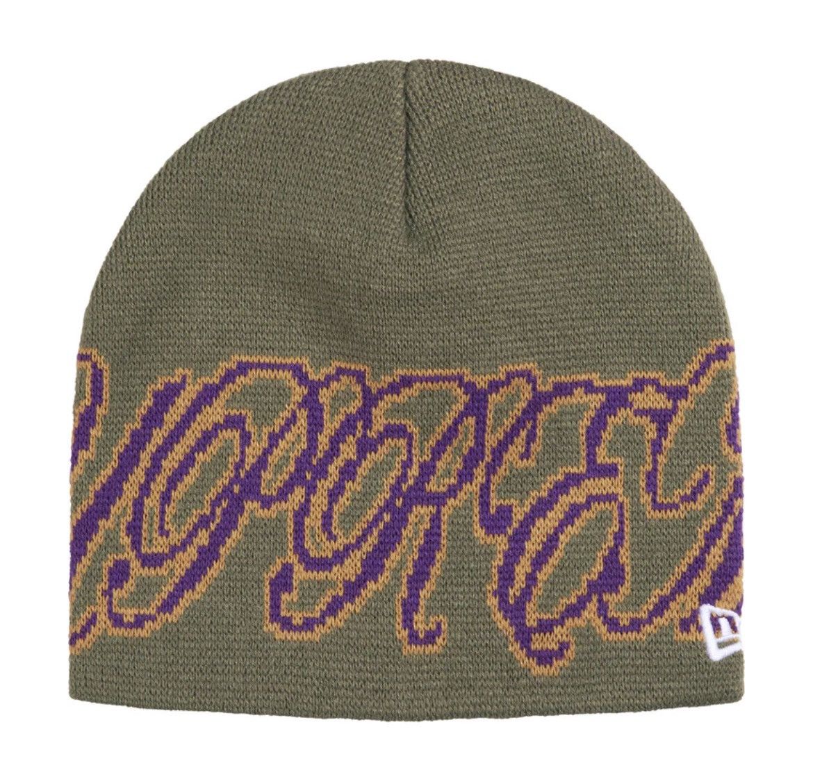 New Era × Supreme Supreme New Era Blackletter Beanie | Grailed