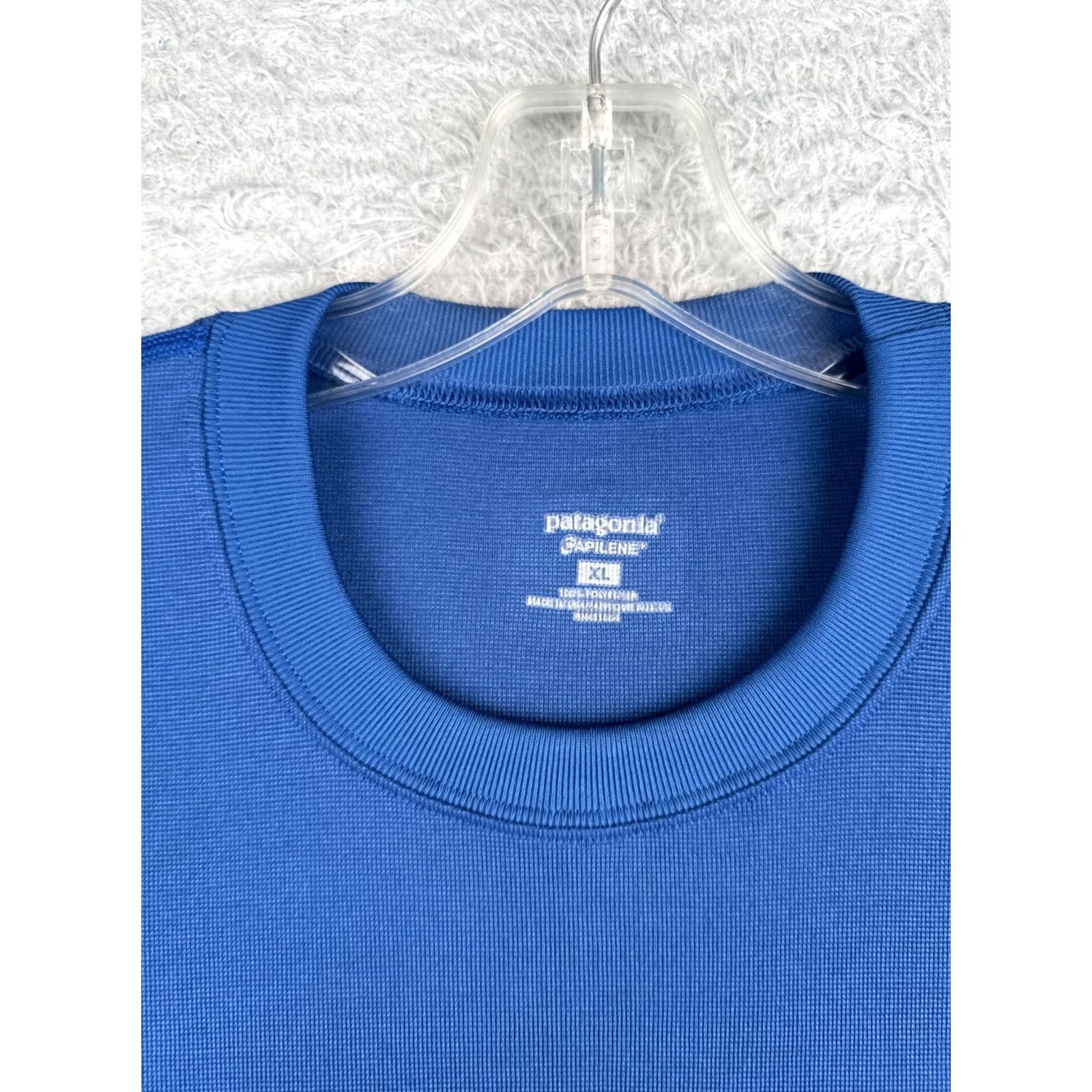 Patagonia Patagonia Shirt Adult XL Blue Capilene Short Sleeve Crew Neck Polyester Shirt Mens XL Blue Capilene Short Sleeve Crew Neck Polyester Size US XL / EU 56 / 4 - 7 Thumbnail