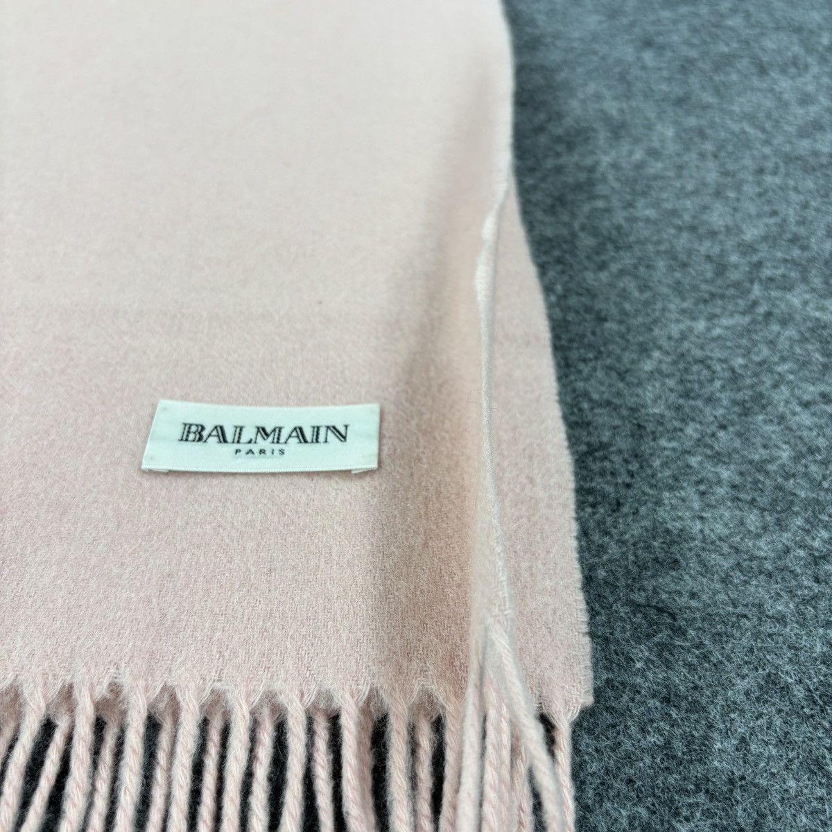 Balmain × Vintage Balmain Scarf # D785 # Muffler # Neckwear Size ONE SIZE - 4 Thumbnail