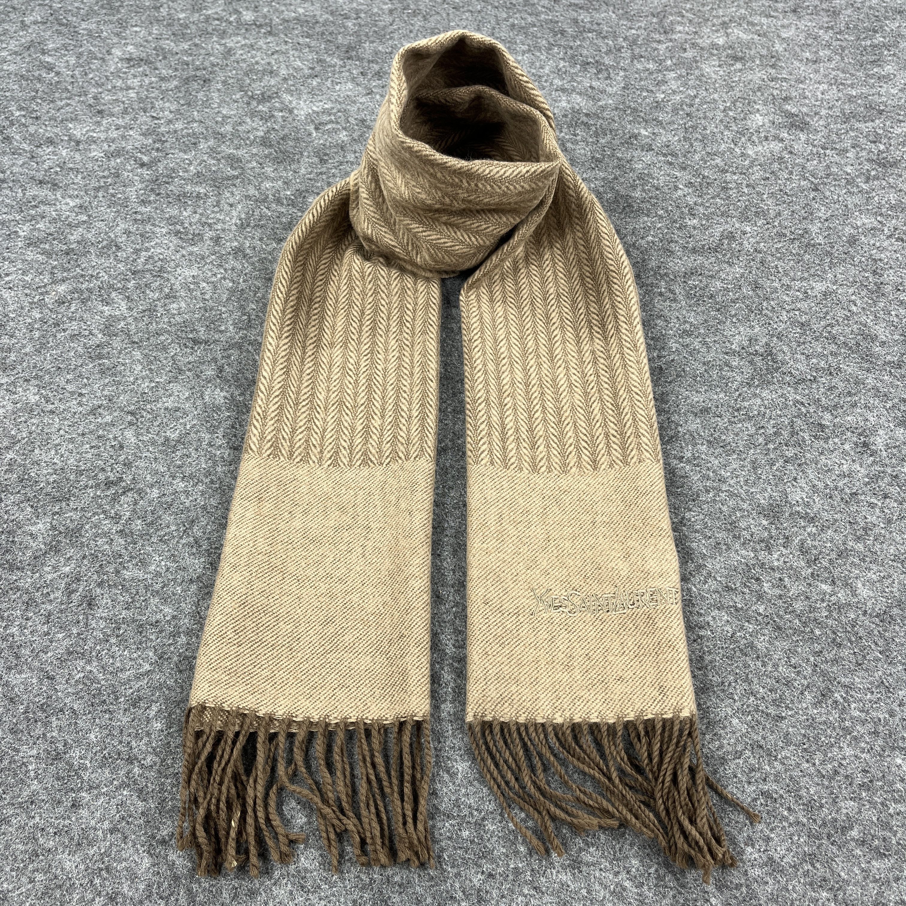 Vintage × Yves Saint Laurent Yves Saint Laurent Scarf / Muffler / Neckwear T1013 Size ONE SIZE - 1 Thumbnail