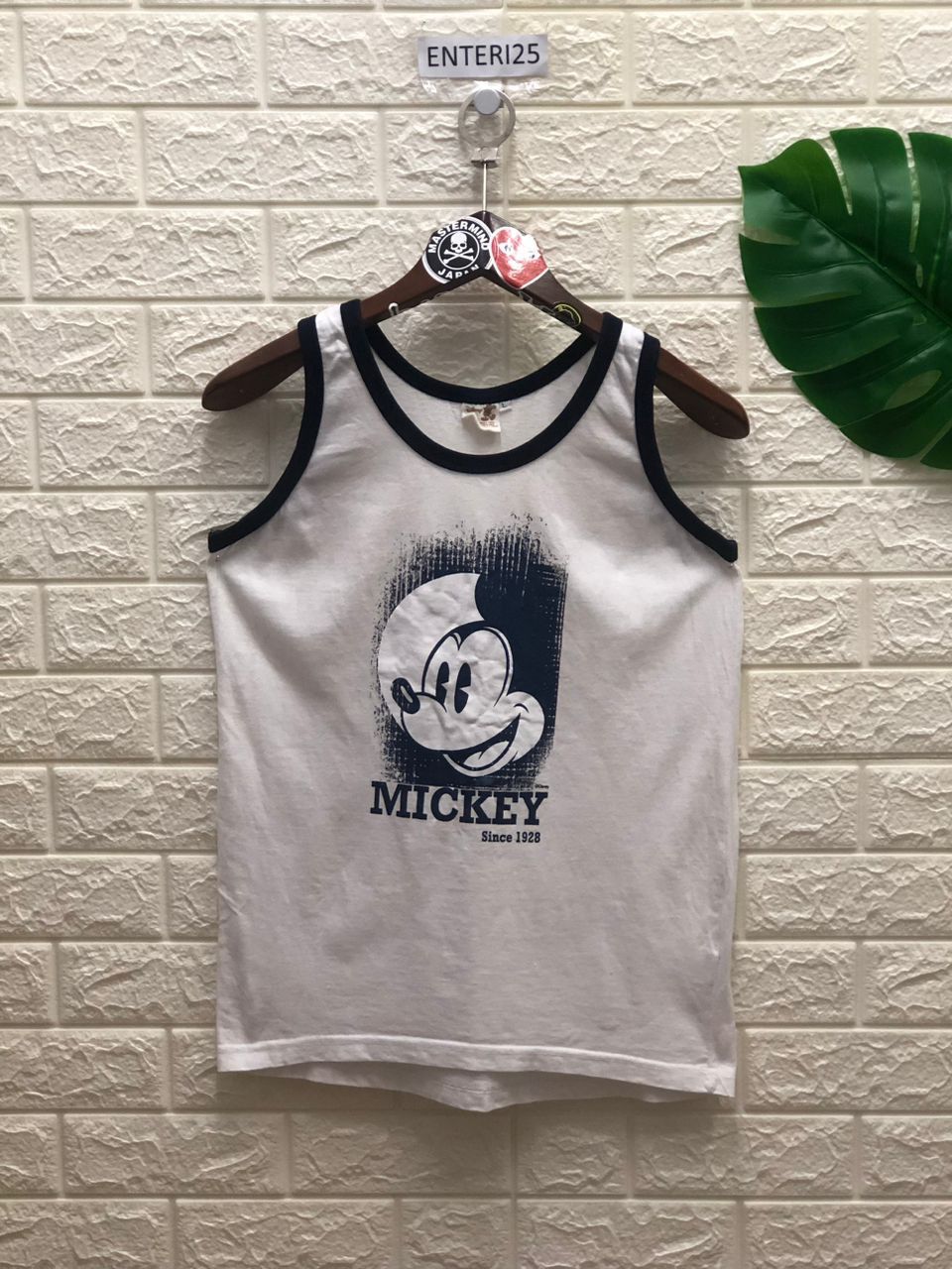 Disney 🔥 Vintage Mickey Mouse Tank top/Singlet M Size US M / EU 48-50 / 2 - 1 Thumbnail