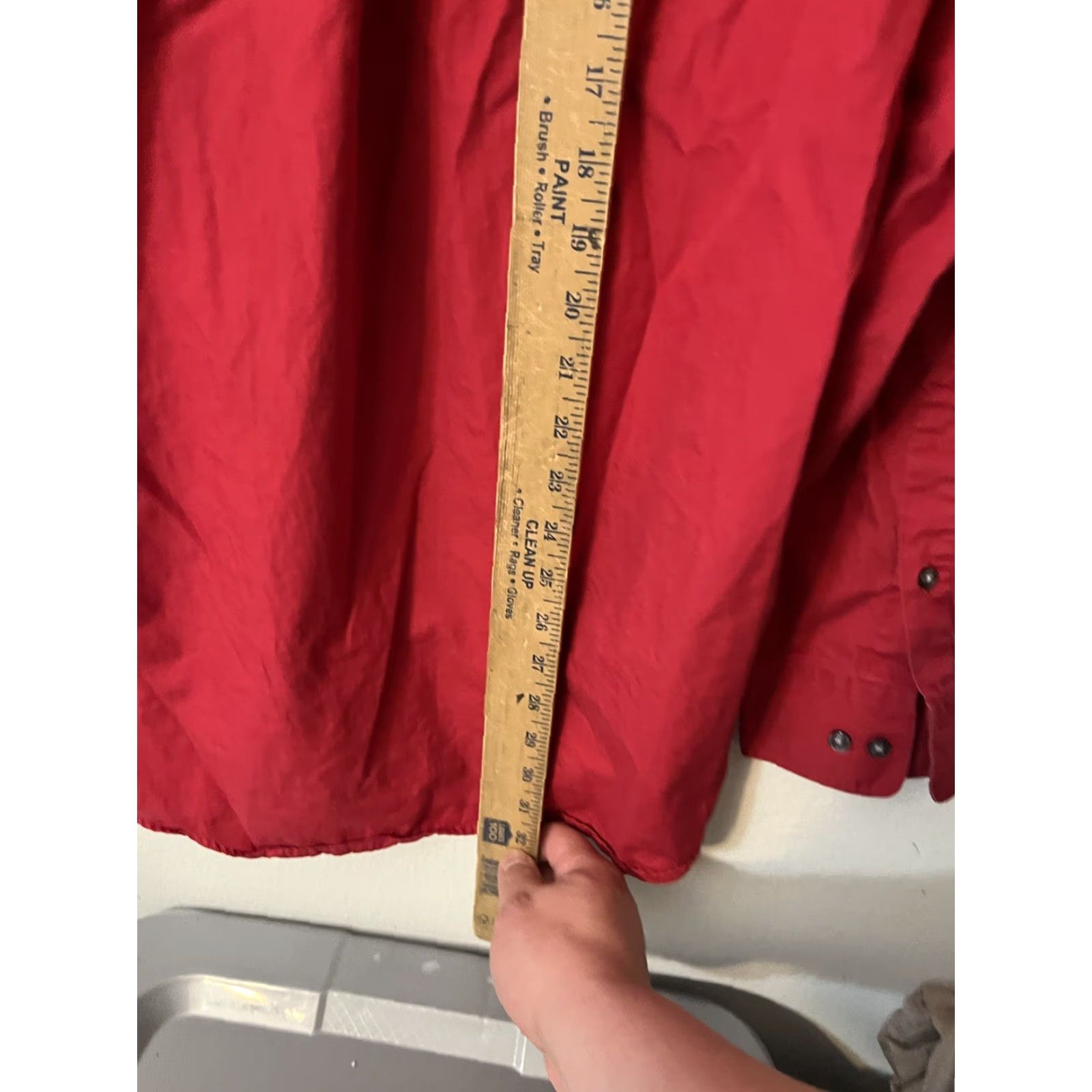 DKNY DKNY Cotton Shirt Mens Long Sleeve Button Shirt Size Medium Red Size US M / EU 48-50 / 2 - 4 Thumbnail