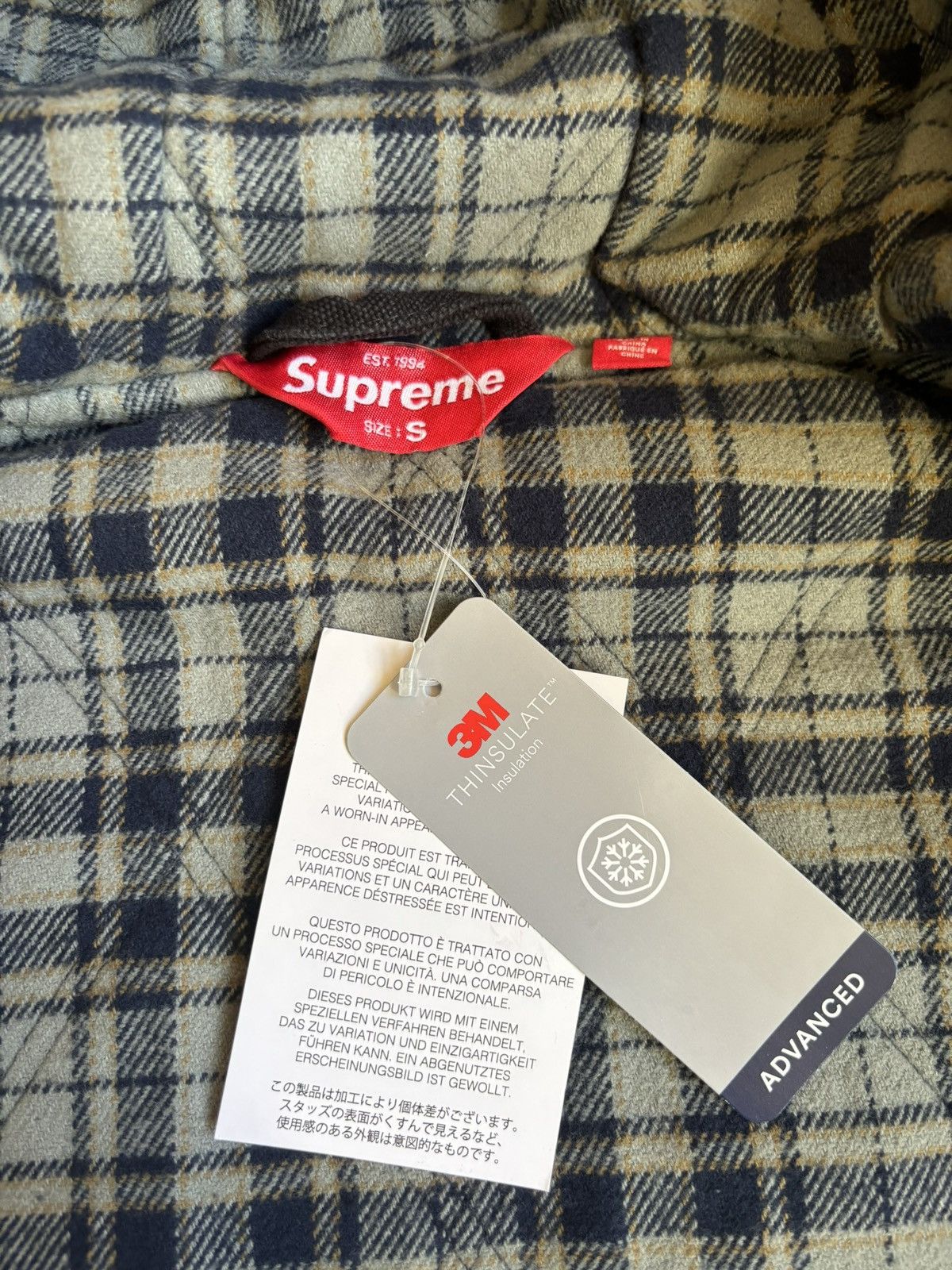 Supreme Supreme Reflective Arc Hooded Work Jacket Black FW25 Size US S / EU 44-46 / 1 - 11 Thumbnail