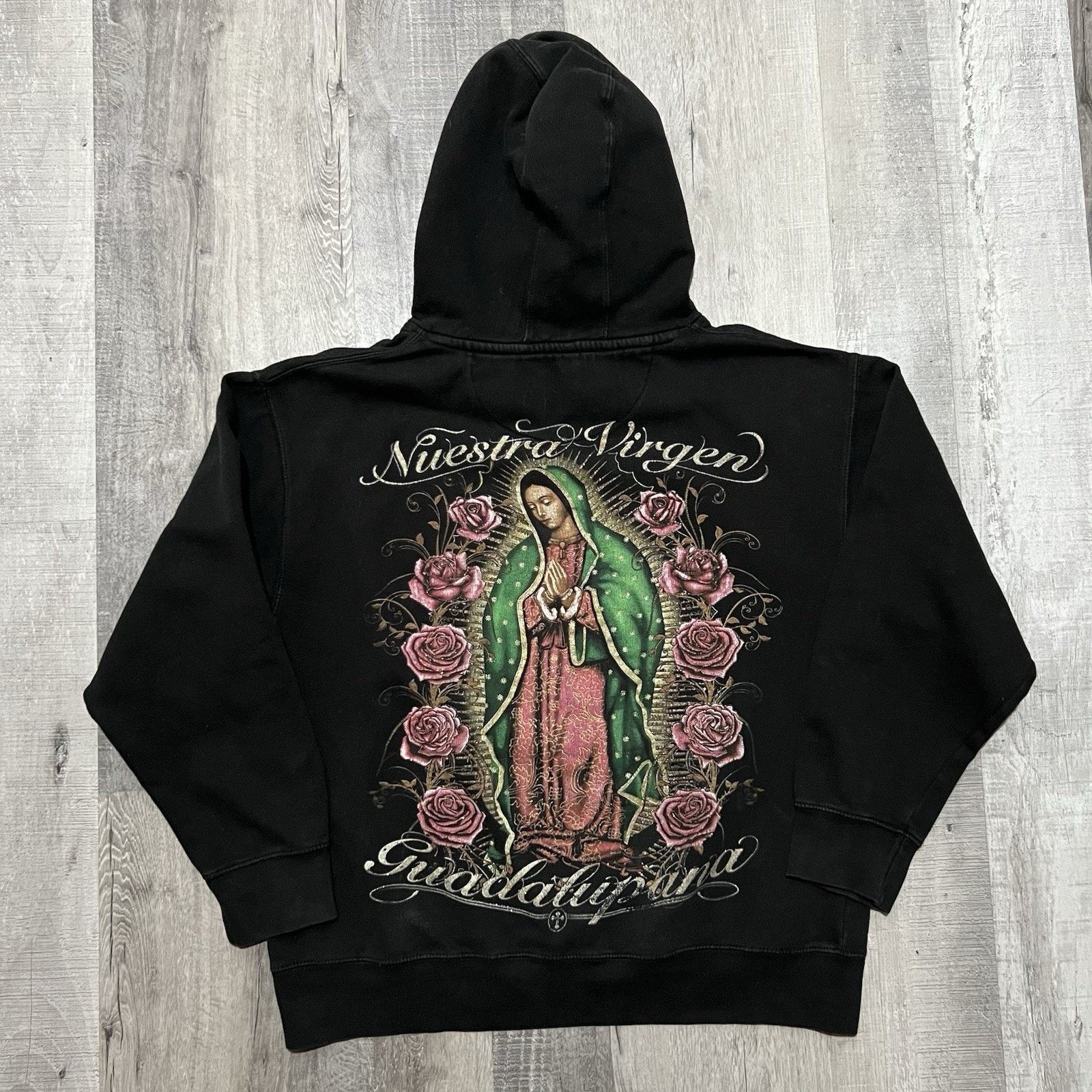 Other Guadalupana Hoodie Virgin Mary Roses Religious Drawstring L Size US L / EU 52-54 / 3 - 2 Thumbnail