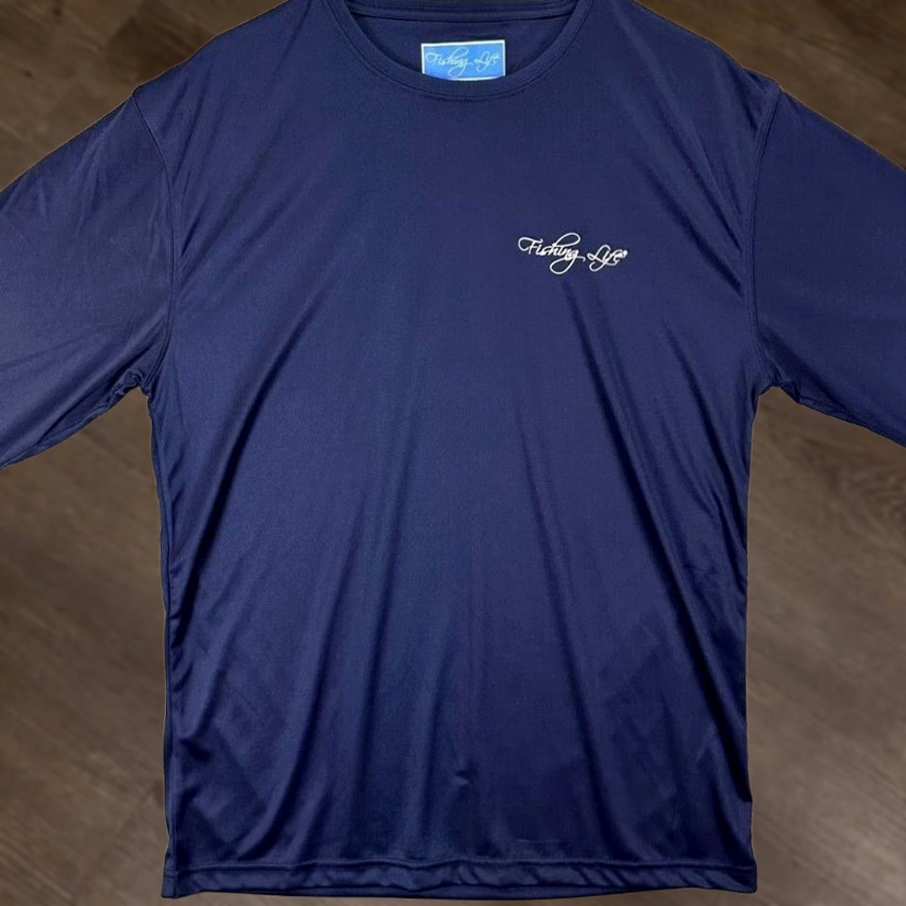 Alife Fishing Life T-Shirt Men Medium Navy Blue Graphic Fisherman Long Sleeve EUC Size US M / EU 48-50 / 2 - 1 Thumbnail