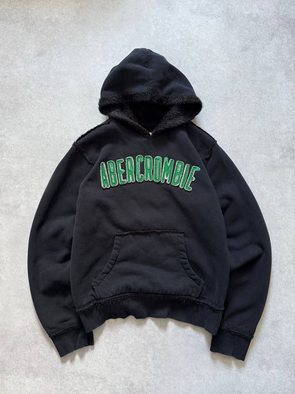 Abercrombie & Fitch Crazy Y2K Abercrombie & Fitch Fur Lined Hoodie Japan Style Size US M / EU 48-50 / 2 - 1 Thumbnail