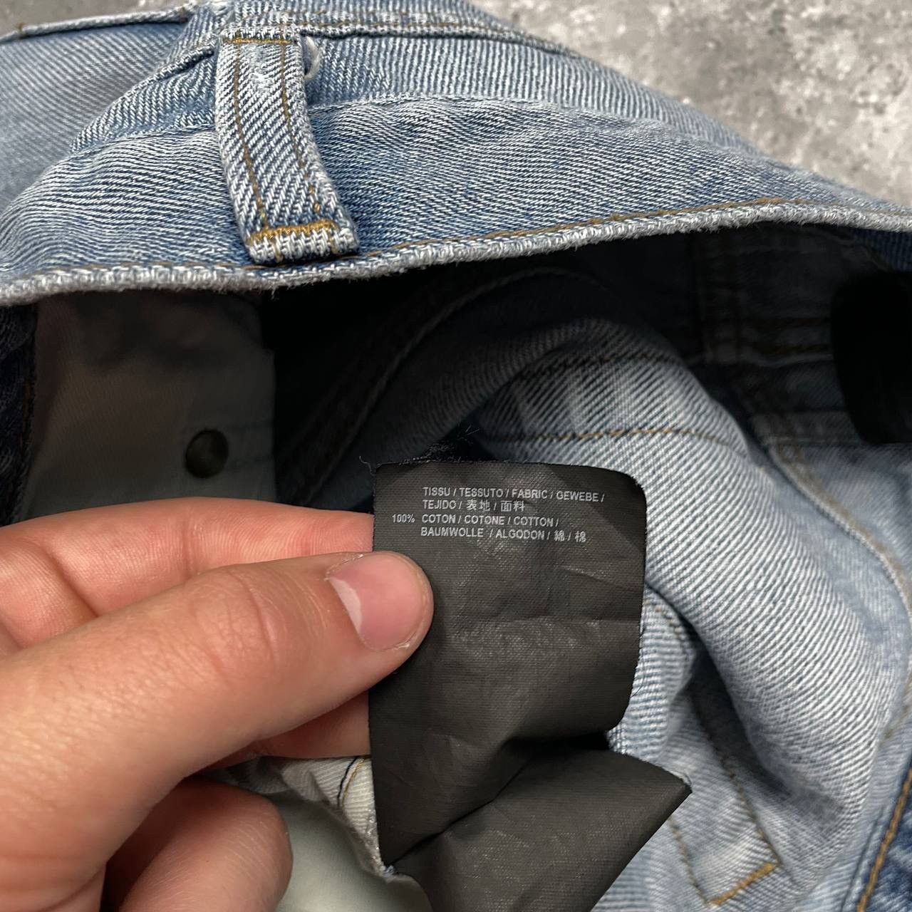 Saint Laurent Paris Saint Laurent D02 Washed Blue Distressed Jeans Skinny Fit Size US 30 / EU 46 - 12 Thumbnail