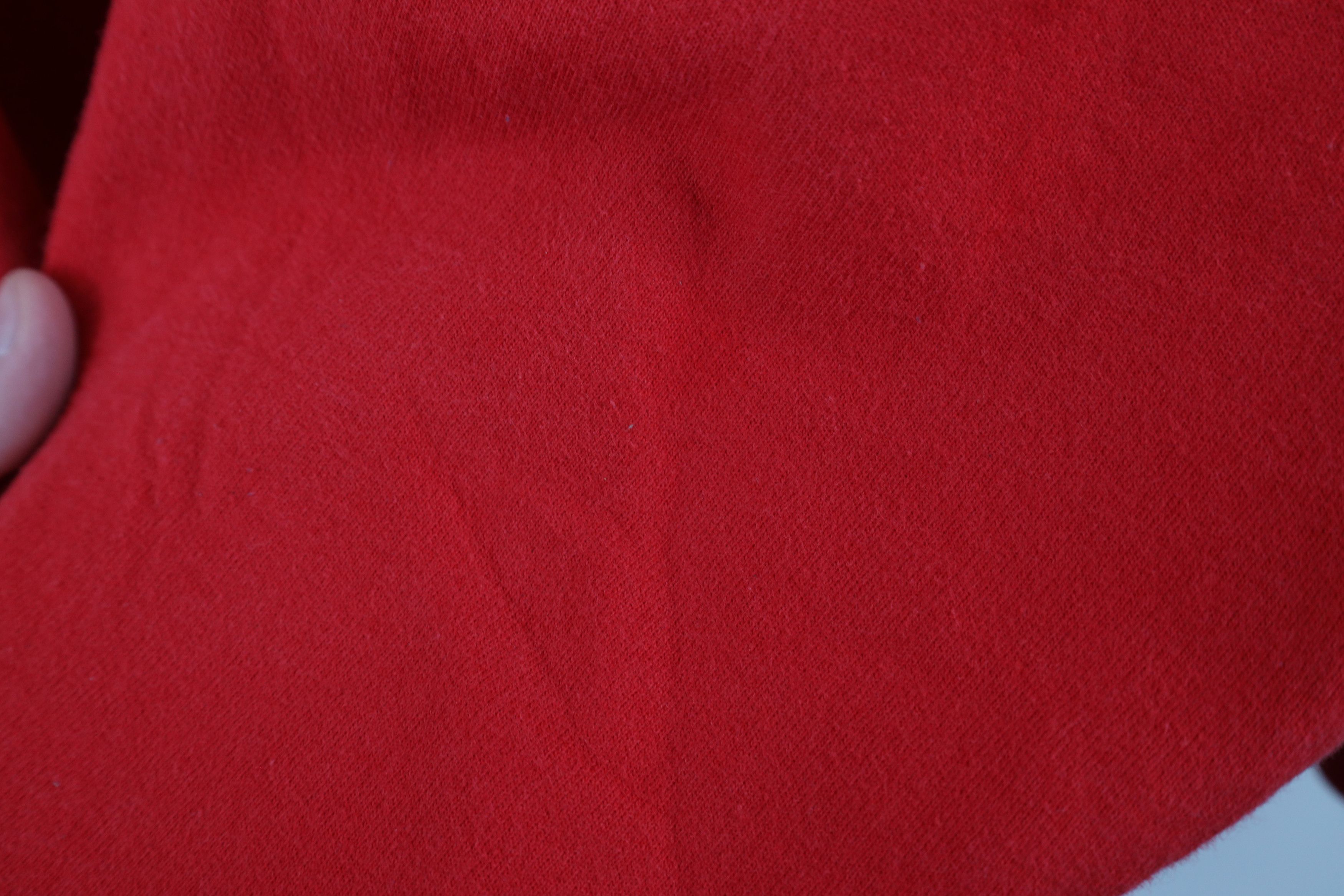 Champion × Vintage Vintage 90s Champion Classic Logo Crewneck Sweatshirt Red Size US L / EU 52-54 / 3 - 8 Thumbnail