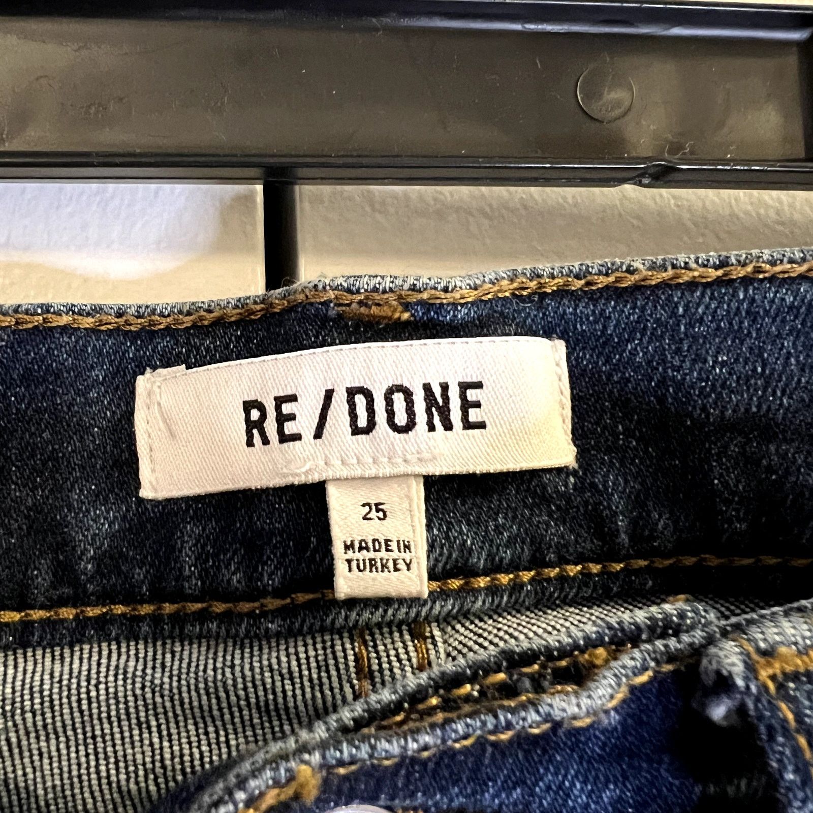 RE/DONE Re/done 70s cropped high rise jeans blue size 25 New Size 25" / US 0 / IT 36 - 3 Thumbnail