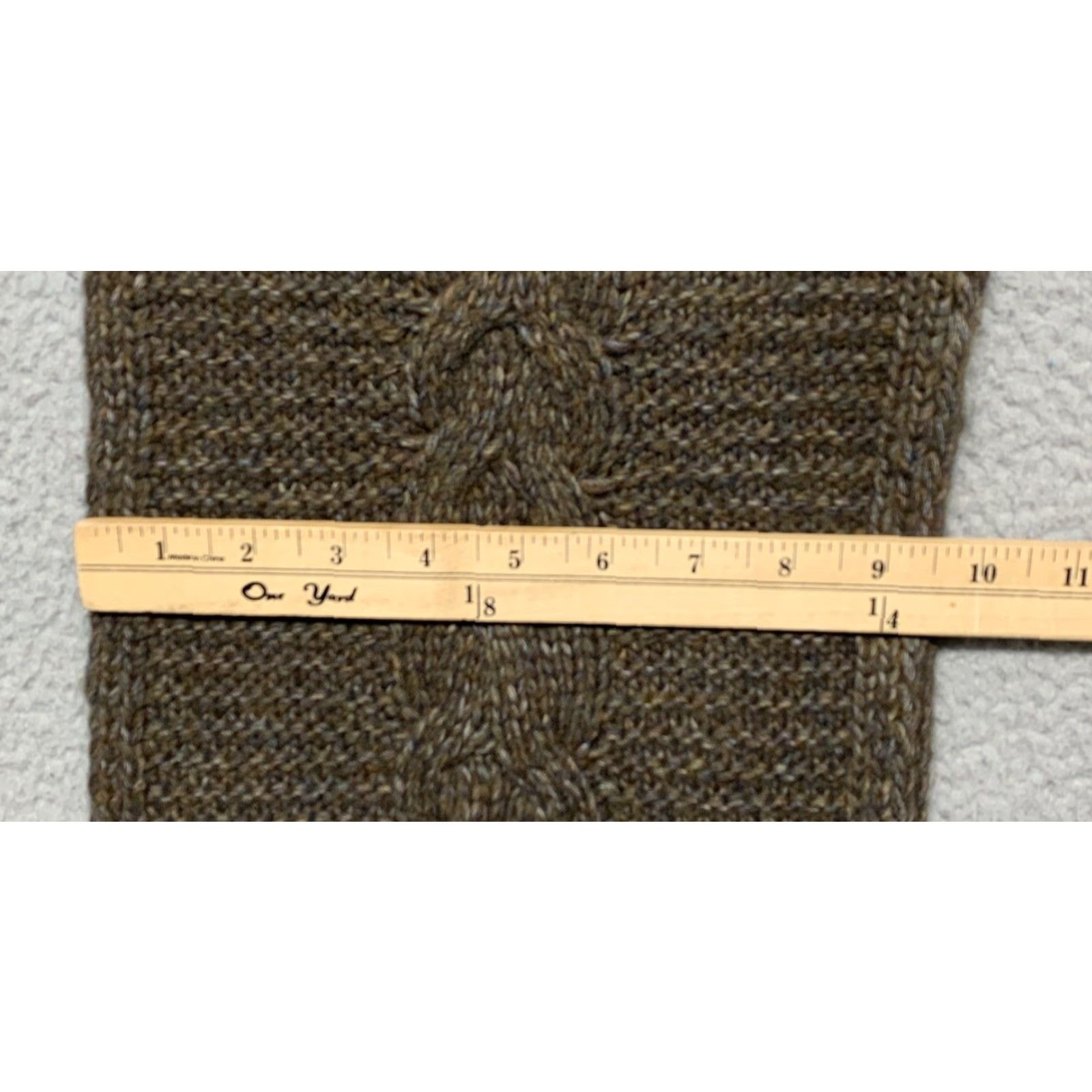 Vintage NEW Universal Threads Oblong Winter Scarf Heather Brown One Size 88” Long NWT Size ONE SIZE - 8 Thumbnail