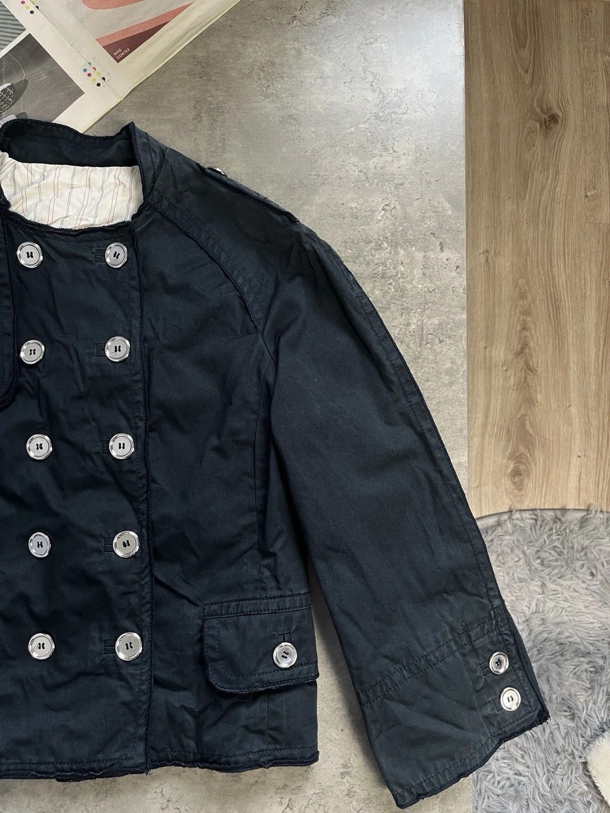 Dolce & Gabbana Dolce & Gabbana Womens Double-Breasted Short Jacket Size S / US 4 / IT 40 - 2 Thumbnail