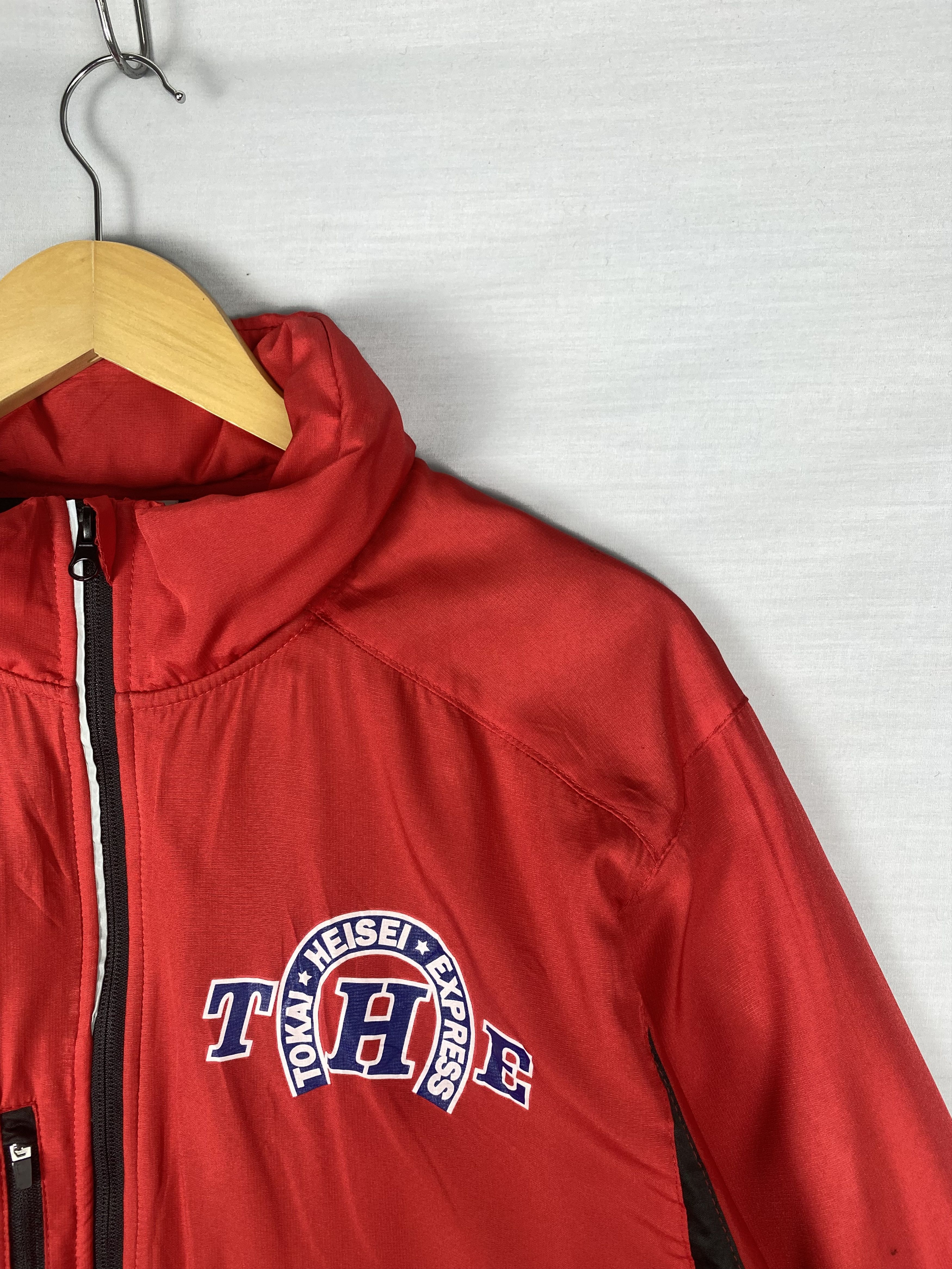 Japanese Brand Vintage United Athle Zip Up Red Light Jacket Size US XL / EU 56 / 4 - 4 Thumbnail