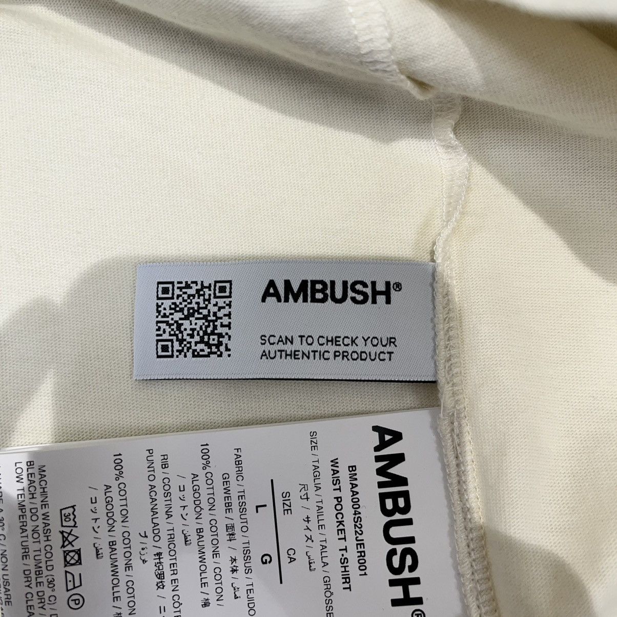 Ambush Design Ambush Tee Beige Size US L / EU 52-54 / 3 - 8 Thumbnail