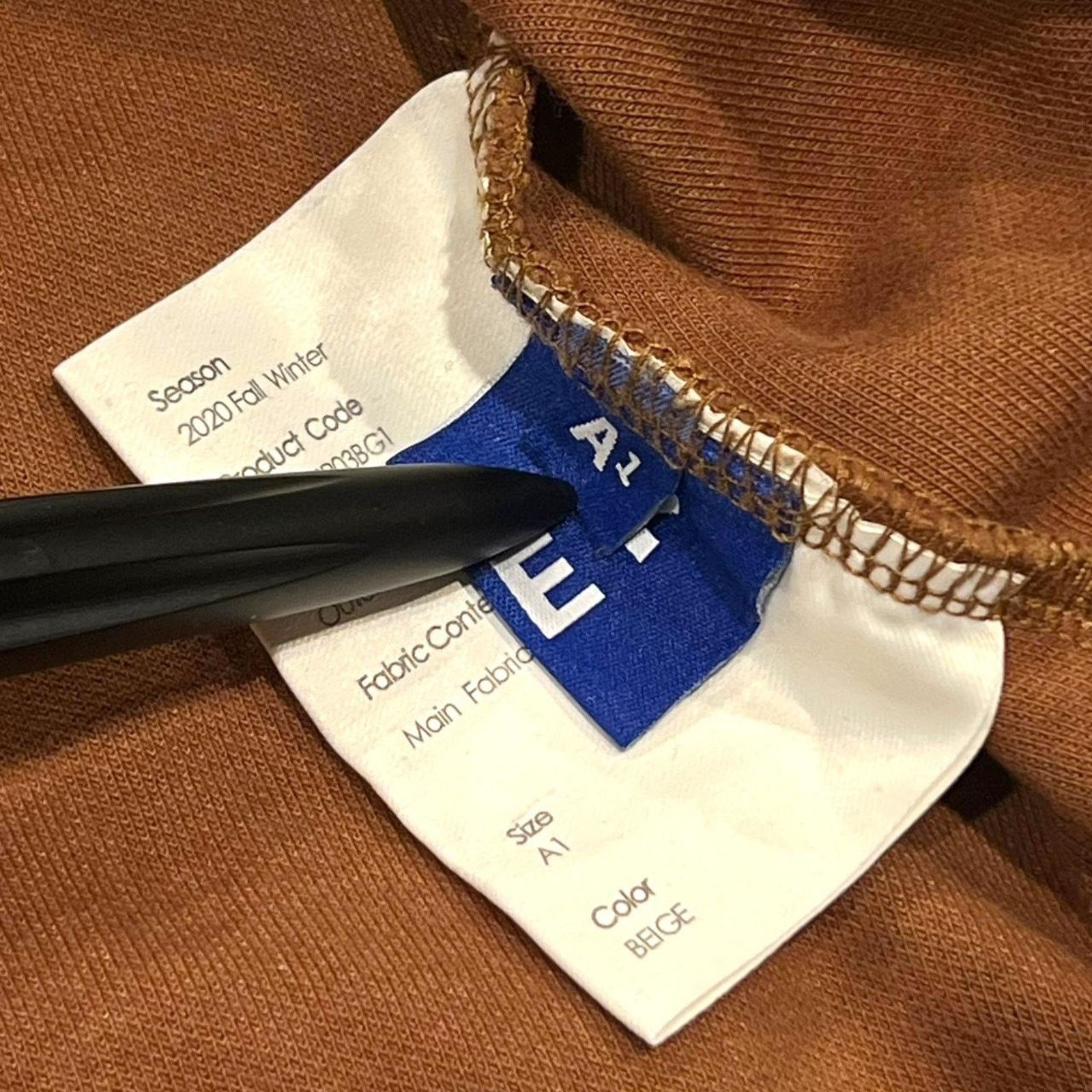 Ader Error Ader Error Brown ZipUp Hooded Jacket w/ Ripped Pockets Size US M / EU 48-50 / 2 - 7 Thumbnail