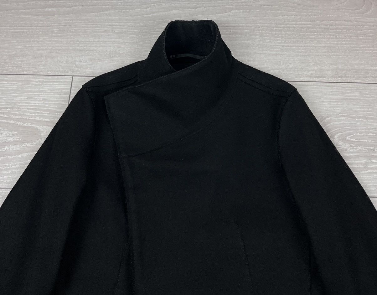 Allsaints Allsaints Thirty Six Black Wool Avante Garde Coat Jacket Size M / US 6-8 / IT 42-44 - 6 Thumbnail
