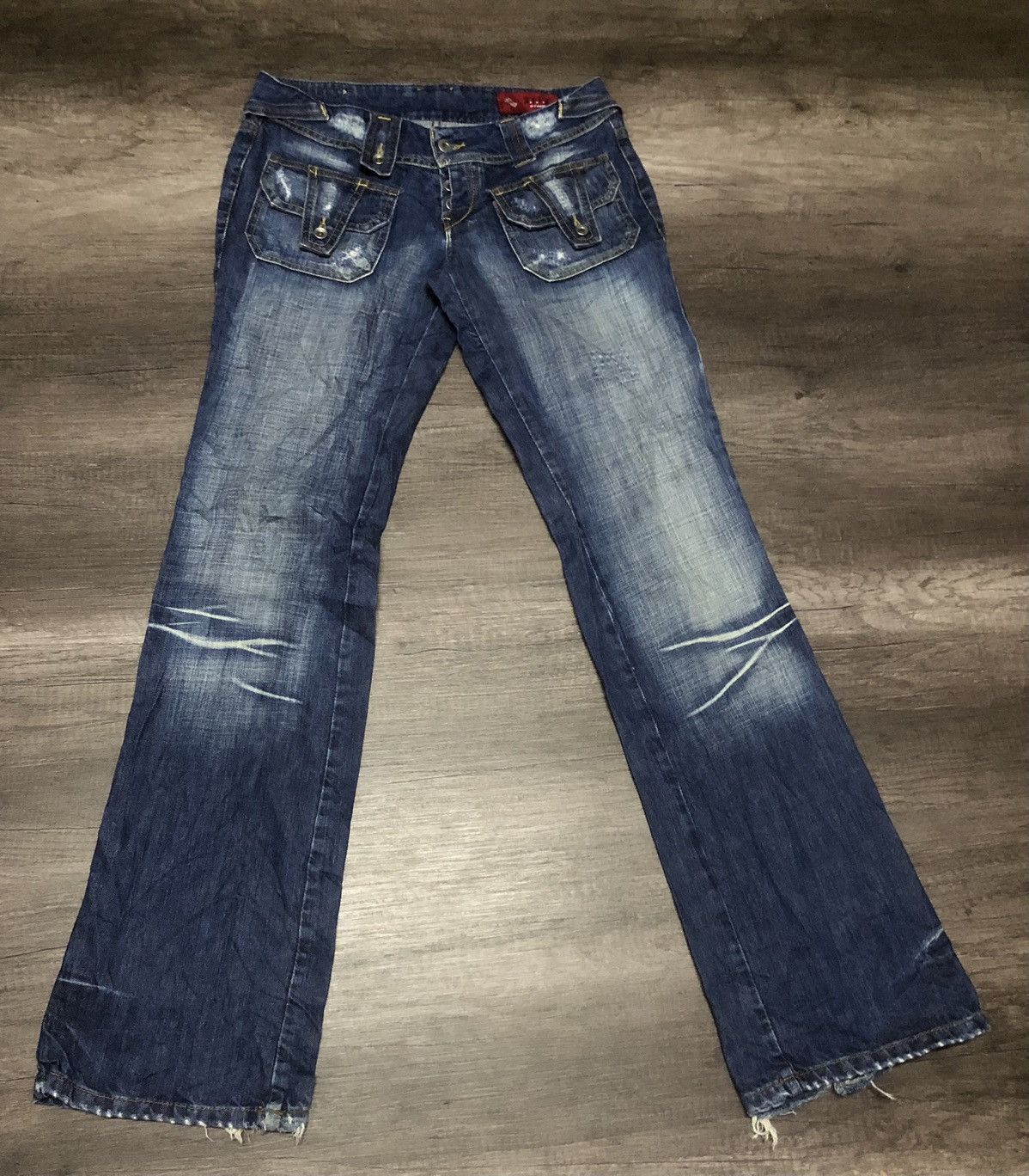 If Six Was Nine × Japanese Brand Trois Filles Jeans Bush Pants Design 3.F.I.J Denim Size 30" / US 8 / IT 44 - 8 Thumbnail