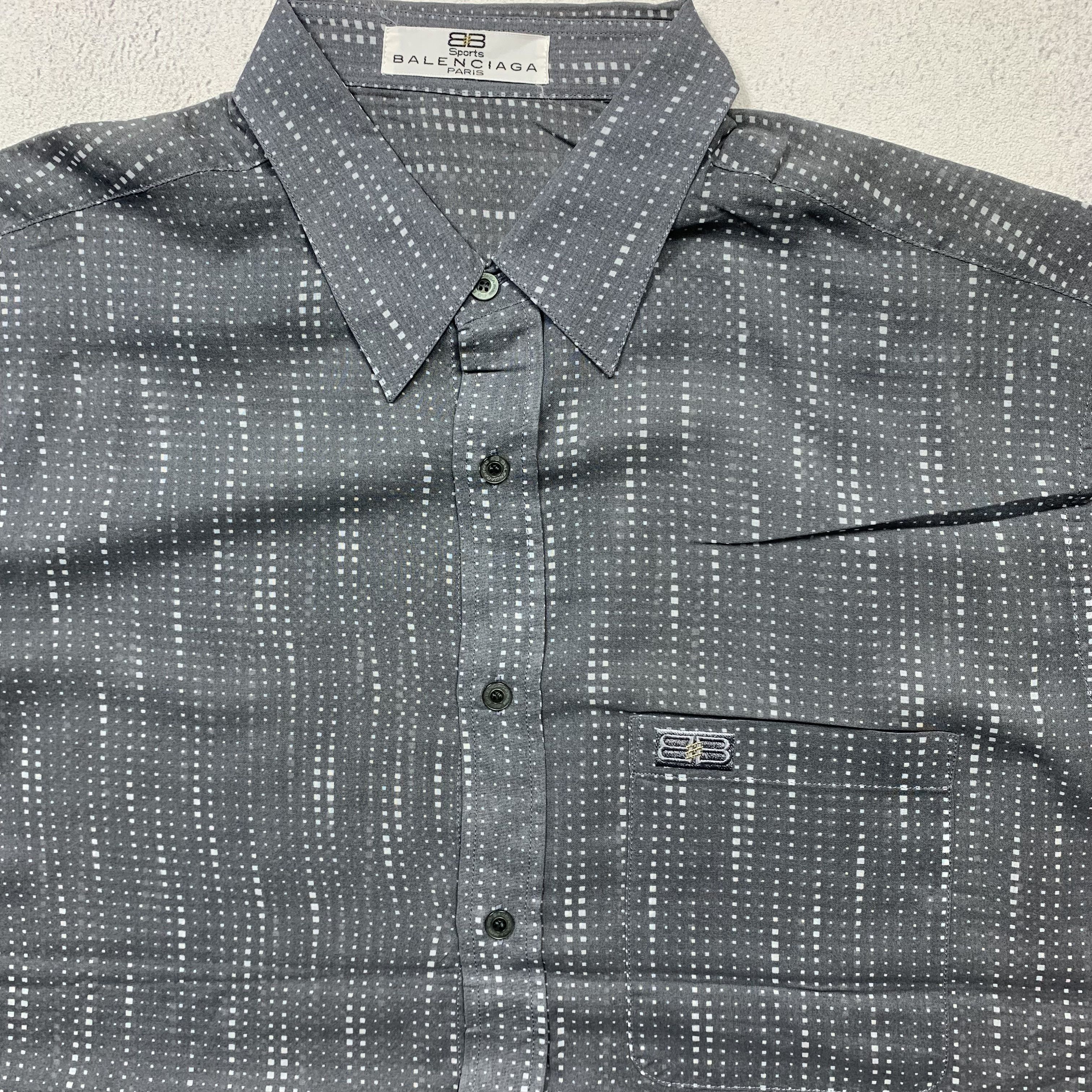 Balenciaga Vintage Balenciaga Shirt Size US L / EU 52-54 / 3 - 4 Thumbnail