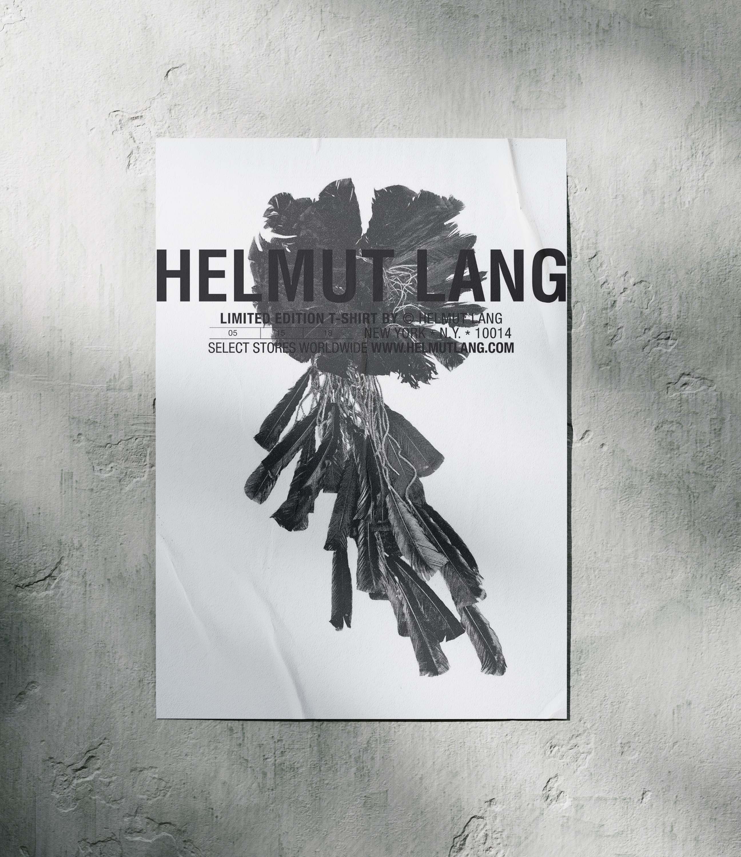 Helmut Lang 90s Helmut Lang Poster Gift Vintage Archive Lookbook